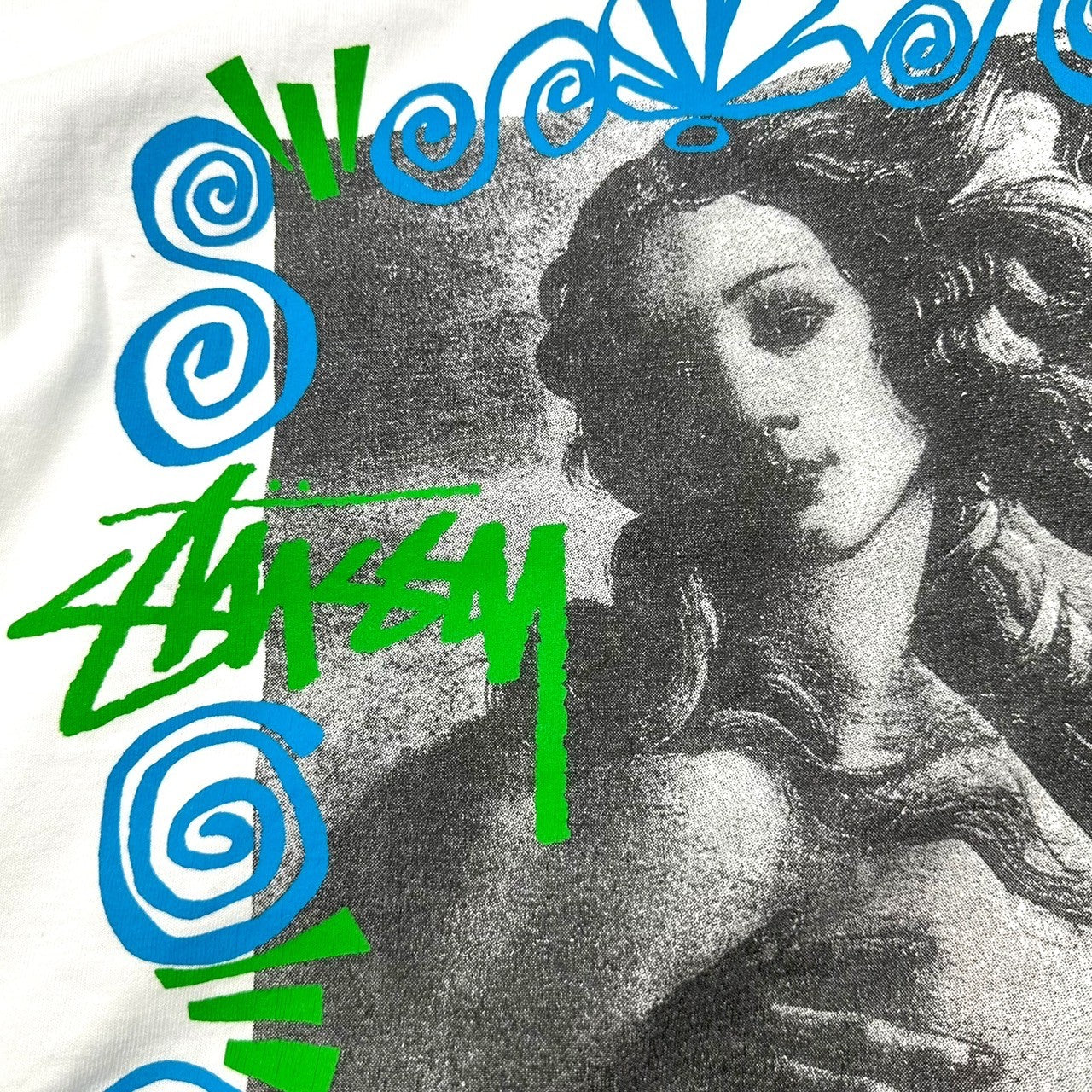 STUSSY(ステューシー) Nagoya Osu Chaput Limited Venus Print T-Shirt 名古屋 大須 チャプト 限定 ビーナス プリント Tシャツ S ホワイト