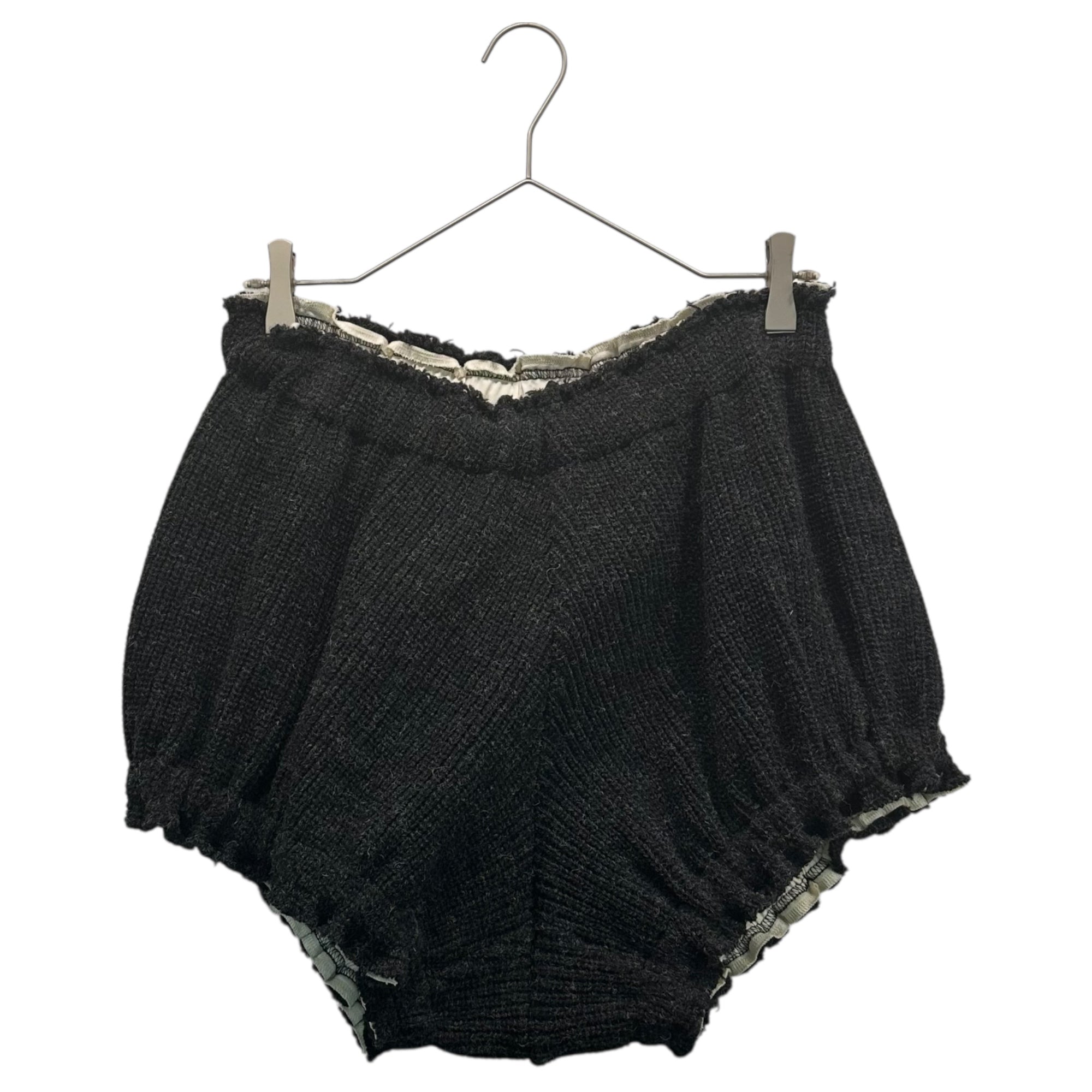 COMME des GARCONS(コムデギャルソン) Wool Easy Shorts ウール イージー ショート パンツ M チャコールグレー