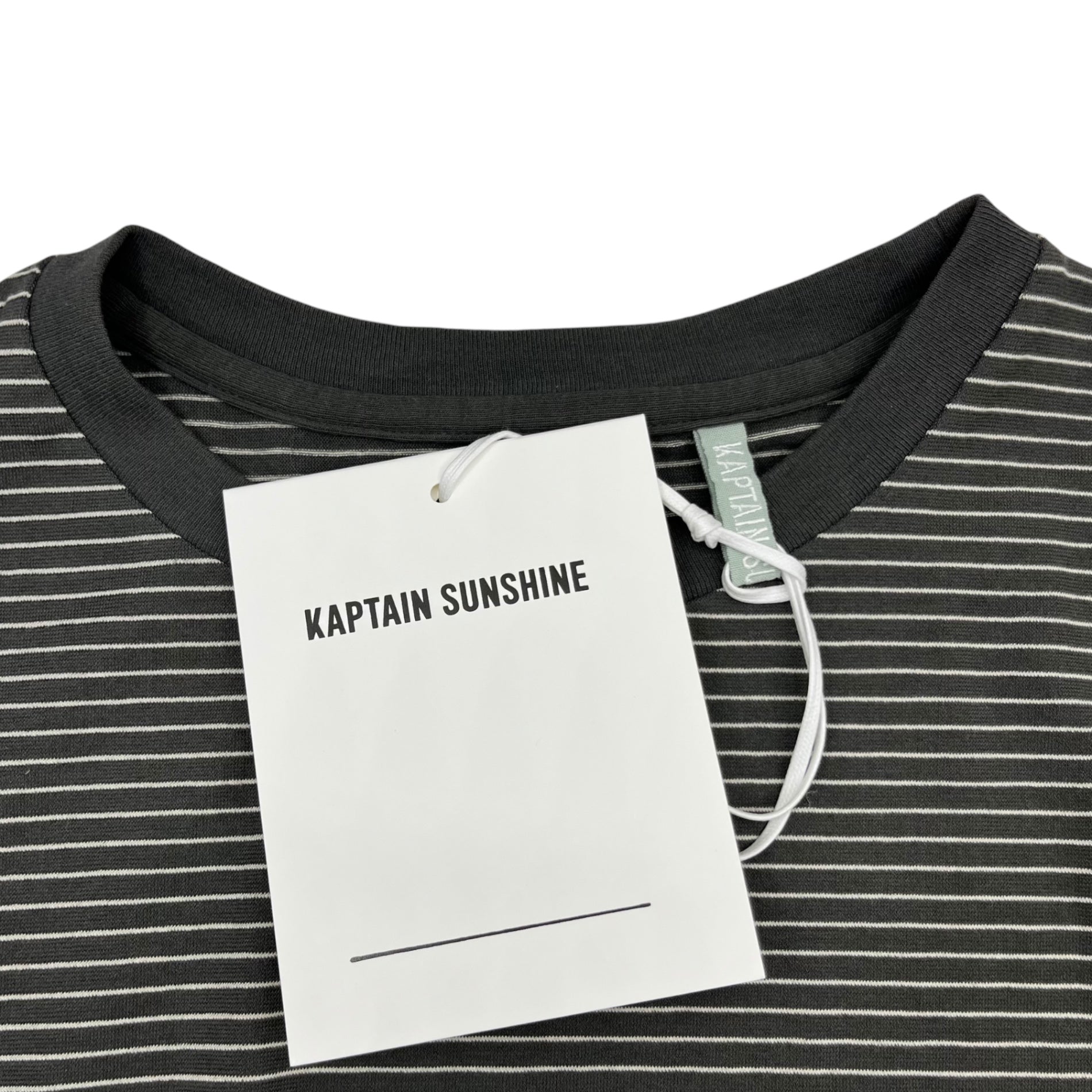 KAPTAIN SUNSHINE(キャプテンサンシャイン) Hard Twisted Border Jersey S/S Tee ハードツイスト ボーダー ジャージ 半袖 Tシャツ KS24SCS10 38 グレー カットソー
