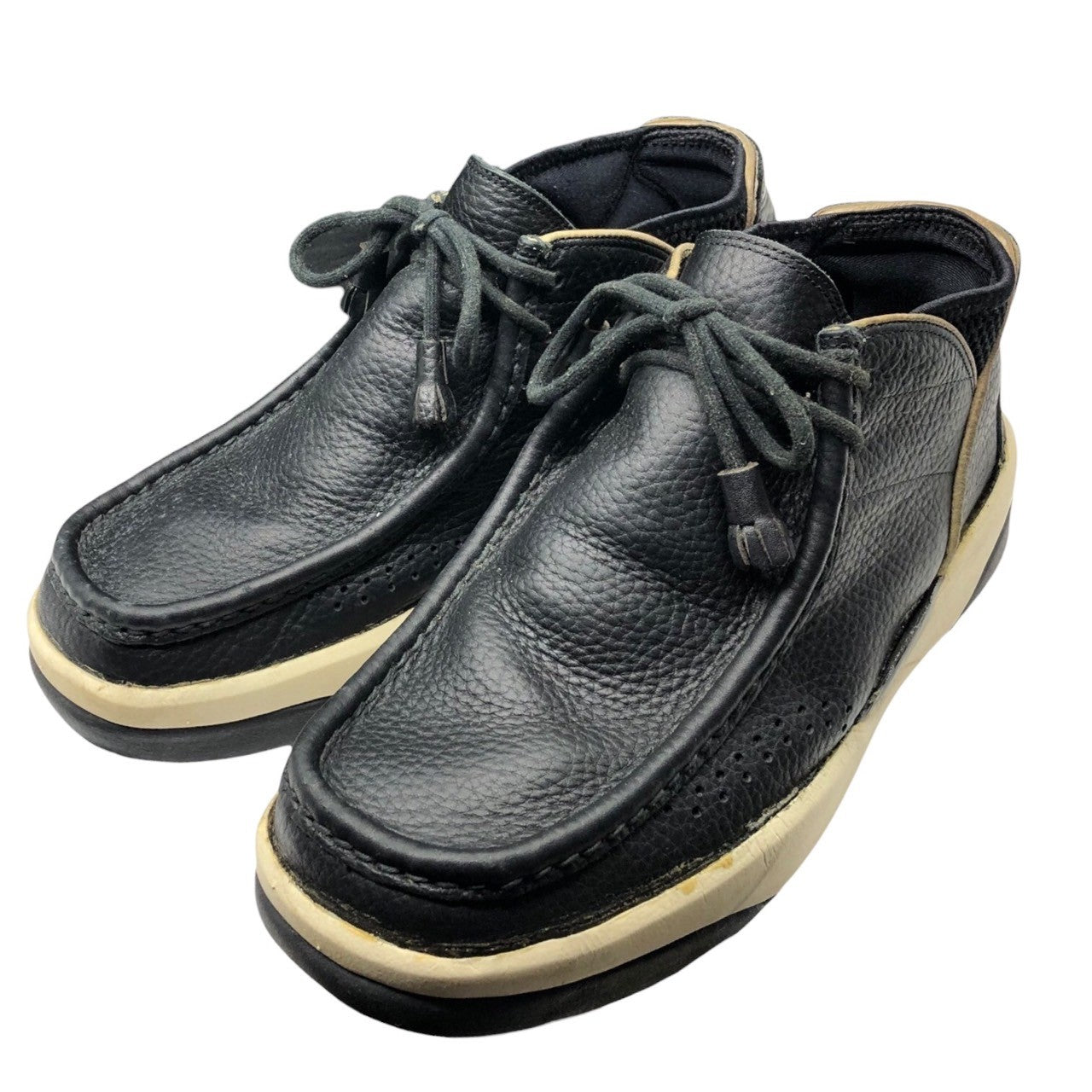 GOODENOUGH × VISVIM (グッドイナフ×ビズビム/ヴィズヴィム) POLJKE ポルケ チャッカー スニーカー 箱付 9 ブラック HOBO