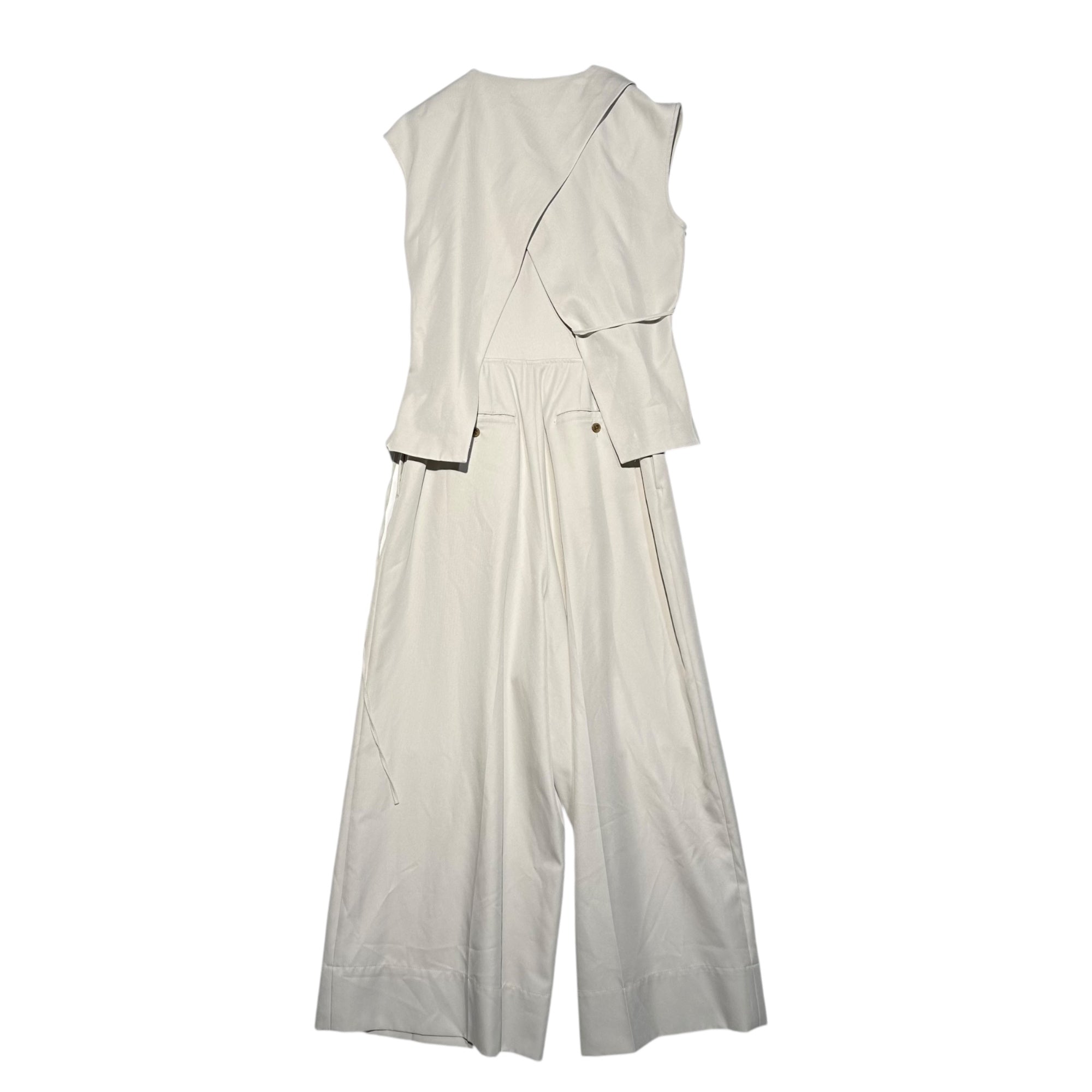 snidel(スナイデル) Sustainable バック クロス オールインワン SWFO222027 0(XS程度) グレージュ サロペット