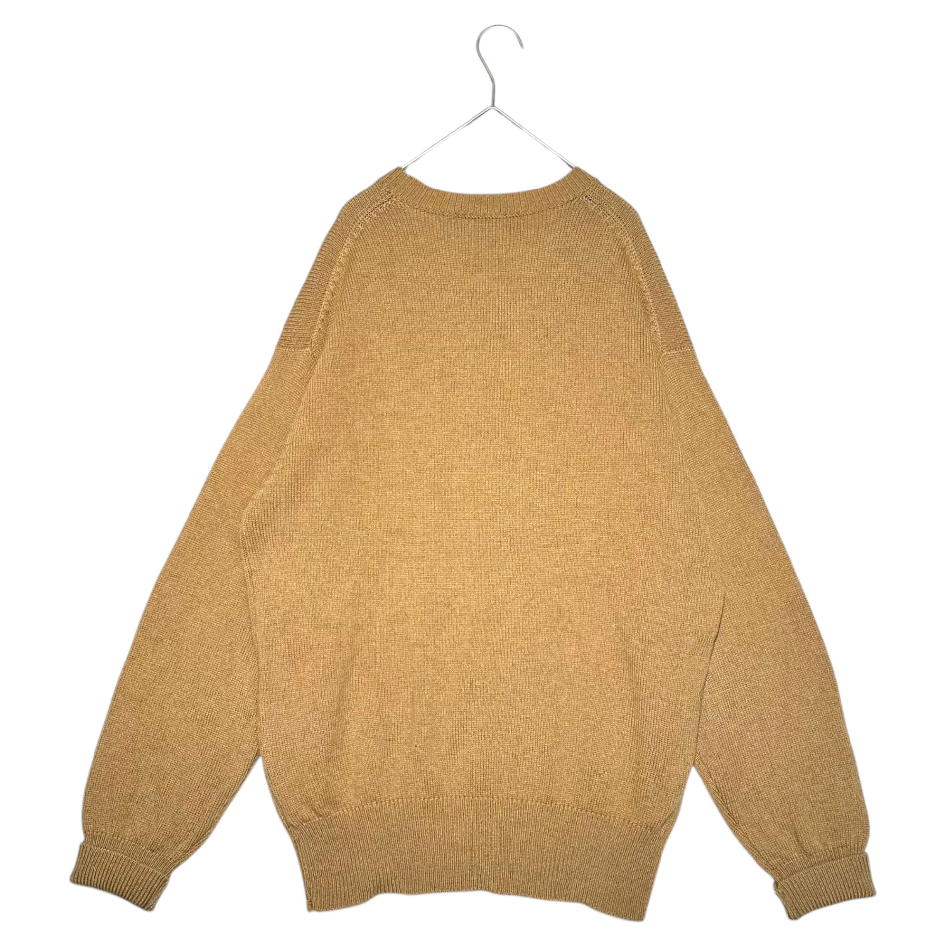 COMME des GARCONS HOMME(コムデギャルソンオム) 89's vintage camel wool pullover knit/キャメルウールプルオーバーニット/80年代/ヴィンテージ HN-080050 SIZE FREE ベージュ AD1989 本人期