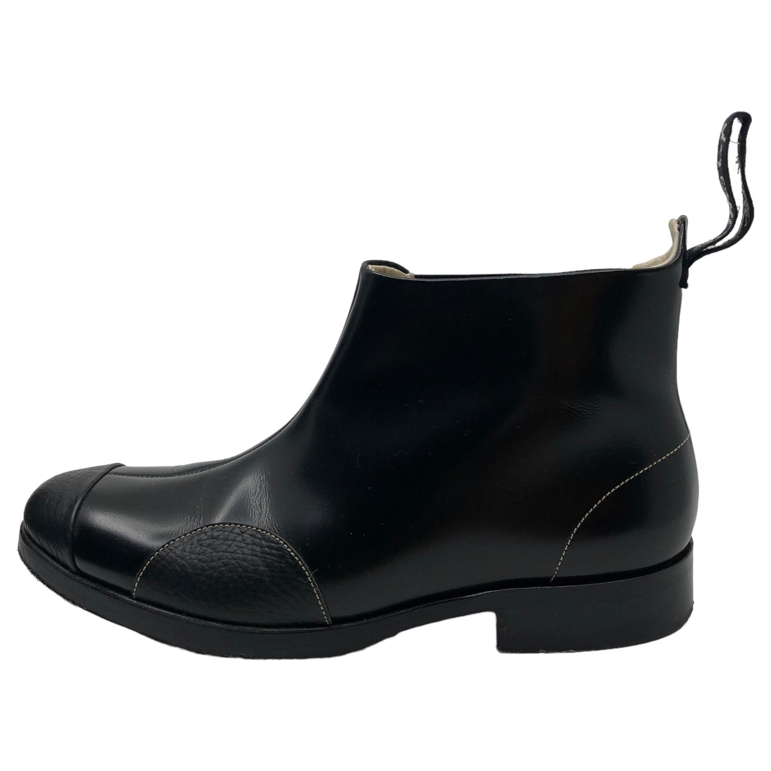 SUNSEA(サンシー) 21AW ONE SIDE GORE BOOTS ワン サイドゴアブーツ 21A80 2(26~28cm程度対応) ブラック 参考定価71,500円(税込)