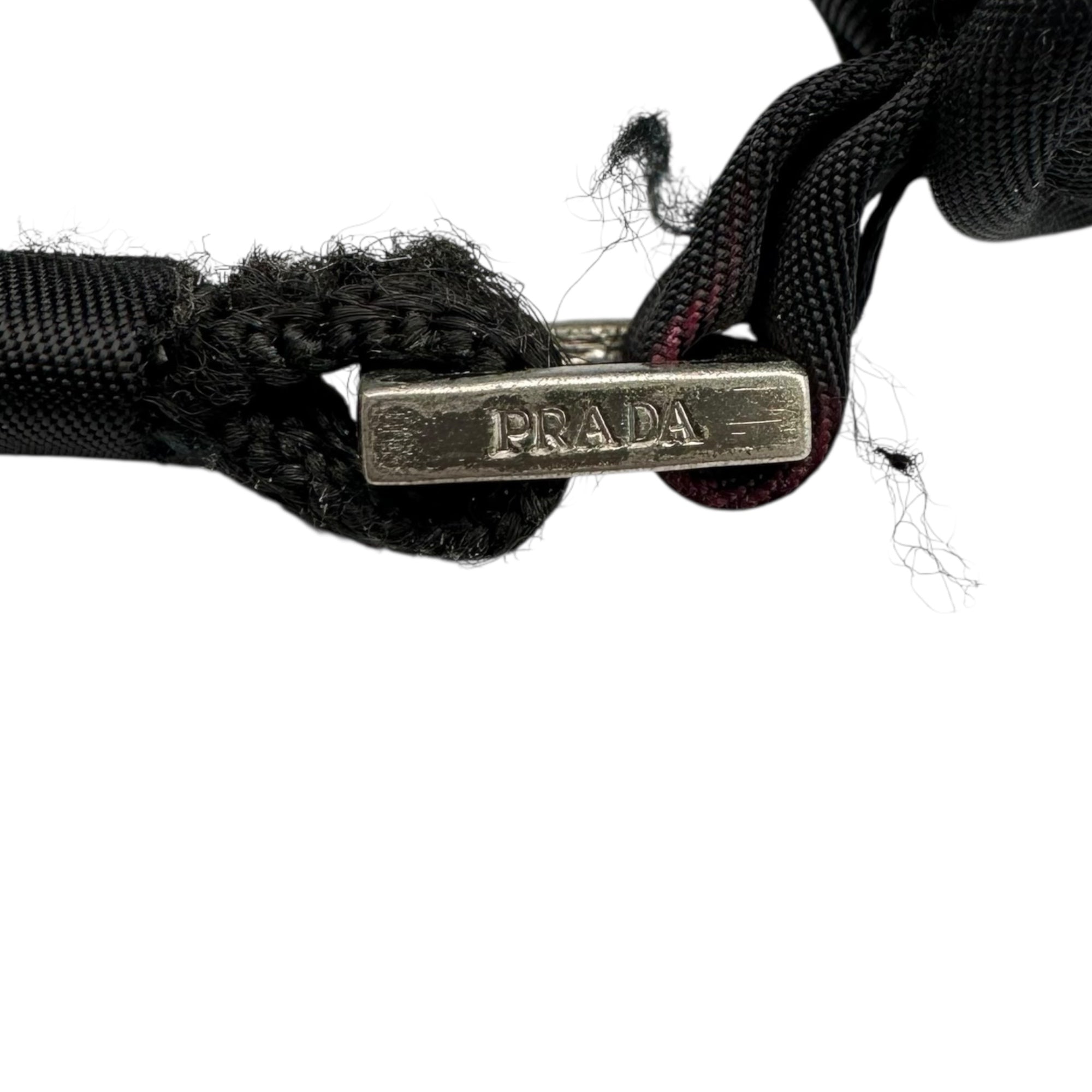 PRADA(プラダ) Accessory Pouch Mini Handbag アクセサリー ポーチ ミニ ハンド バッグ ブラック