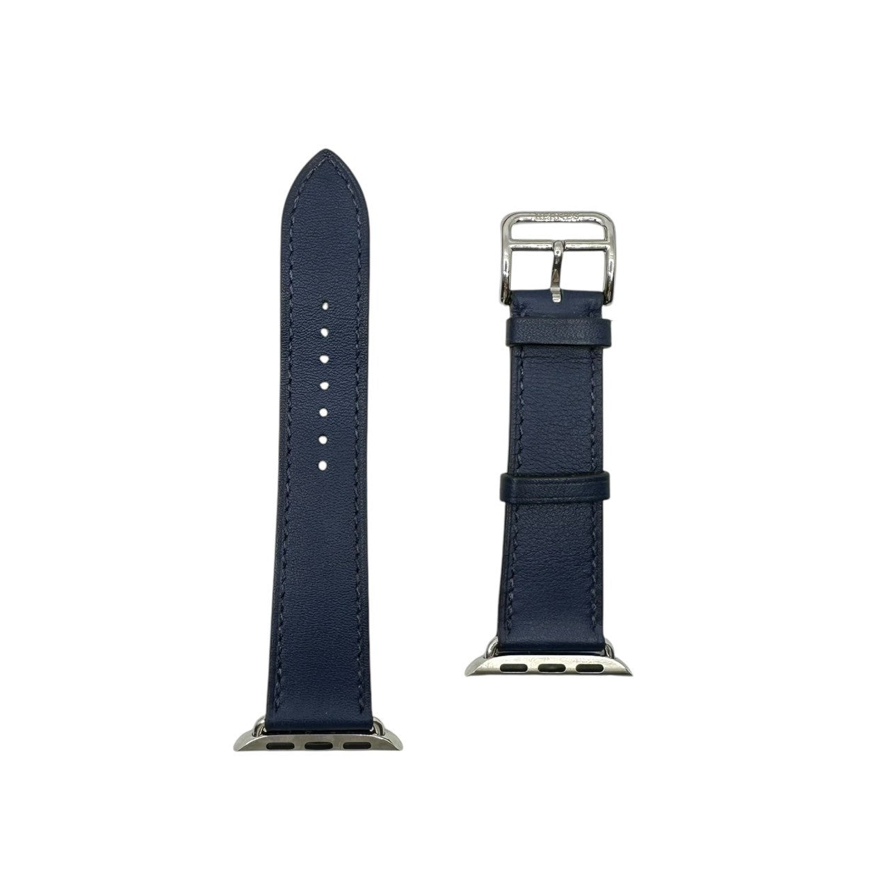 HERMES(エルメス) Replacement belt for Apple Watch アップルウォッチ用 付け替え ベルト ID 240 ネイビー Y刻印(2020年製造) ヴォースイフト