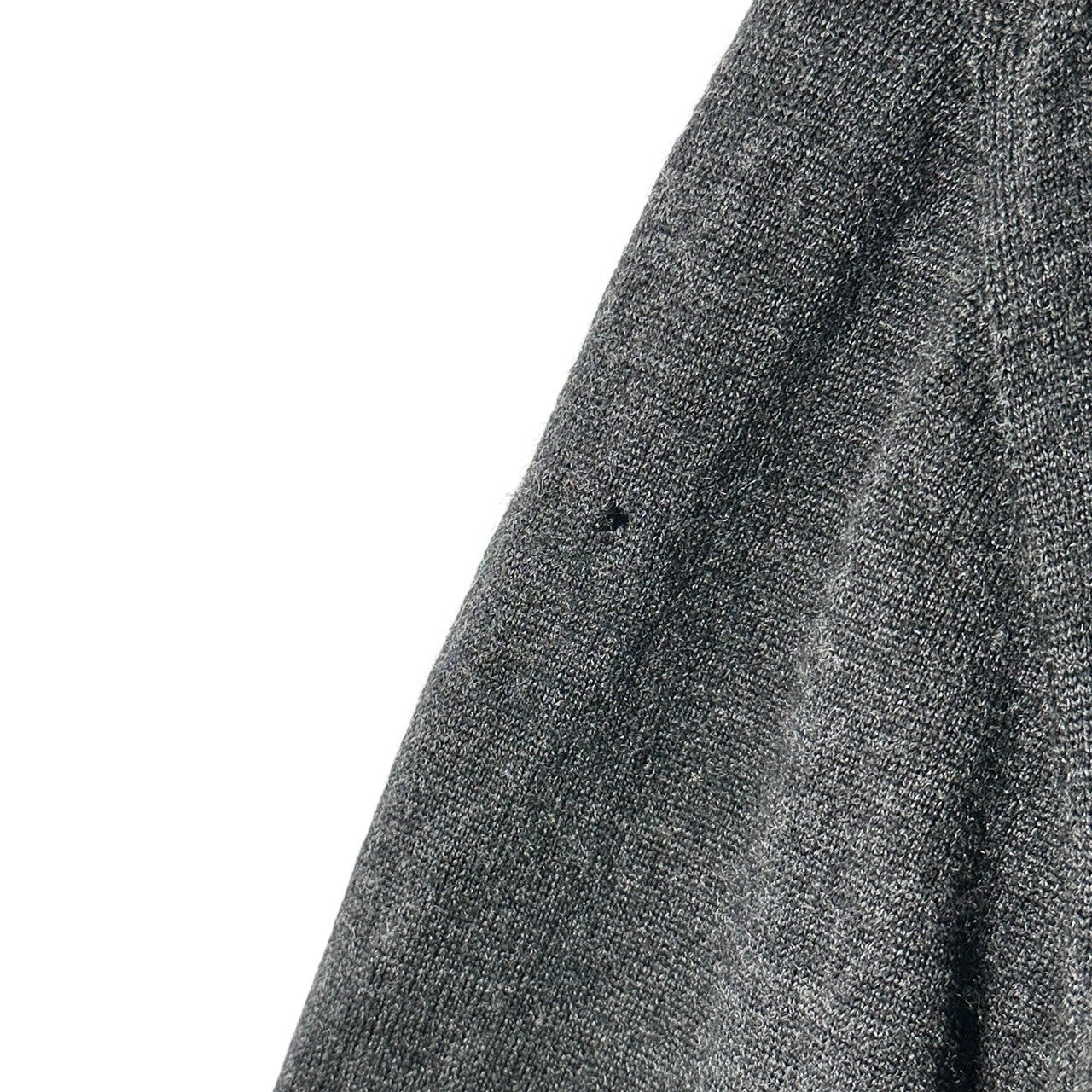 DOLCE&GABBANA(ドルチェ&ガッバーナドルガバ) Wool V-neck knit ウール Vネック ニット 2EC0001Z5 46(S) チャコールグレー