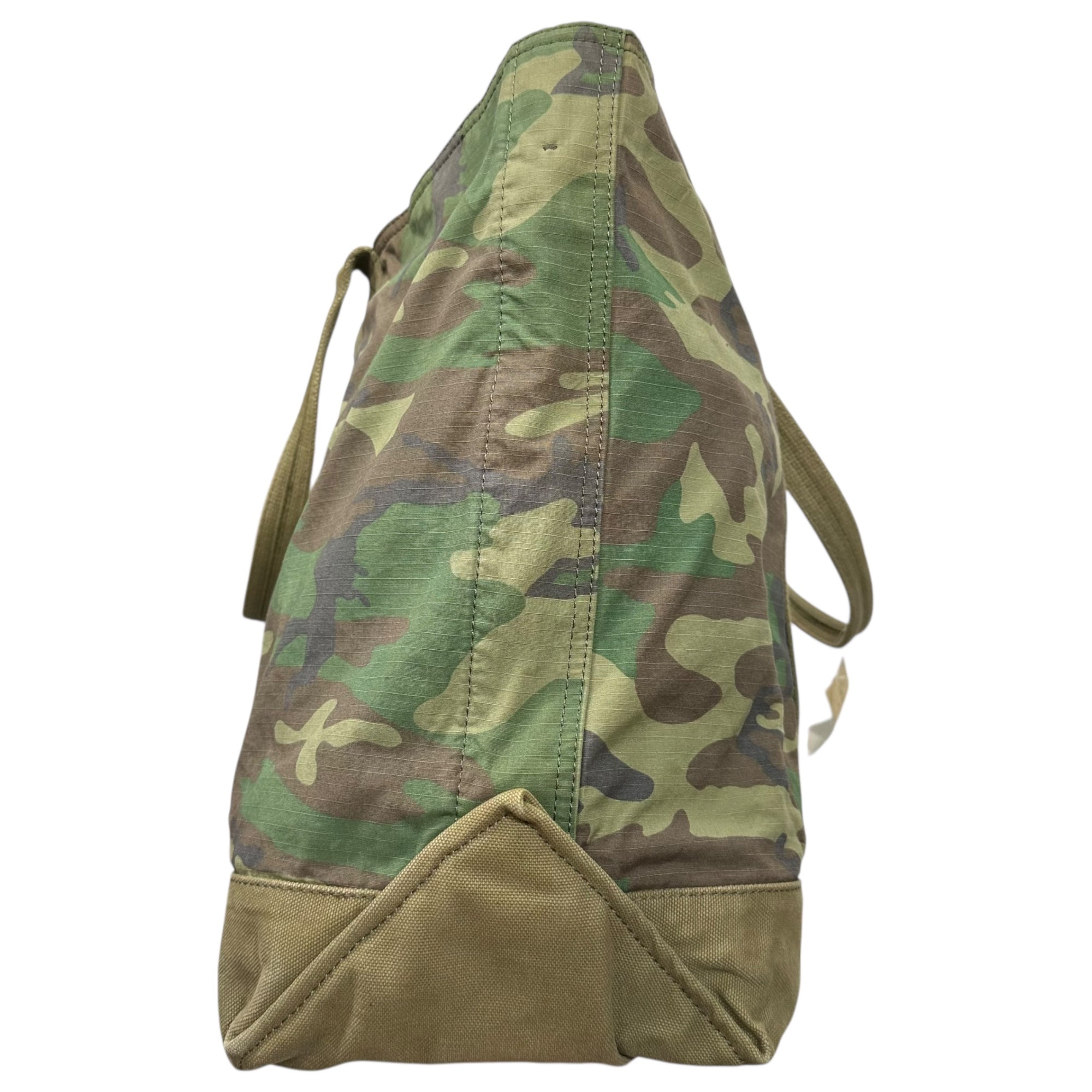 DENIM & SUPPLY RALPH LAUREN(デニム&サプライラルフローレン) Camouflage Ripstop Big Tote Bag カモフラ リップストップ ビッグ トート バッグ カーキ
