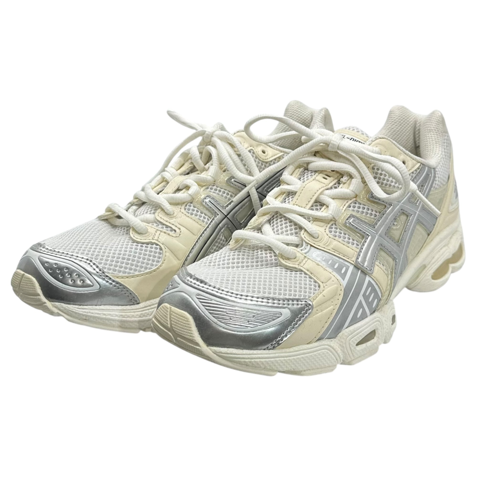 asics×WIND AND SEA(アシックス×ウィンダンシー) Gel-Nimbus 9 "White/Pure Silver" ゲルニンバス 9 1201A801-100 27cm ホワイト×アイボリー ローカット スニーカー コラボ