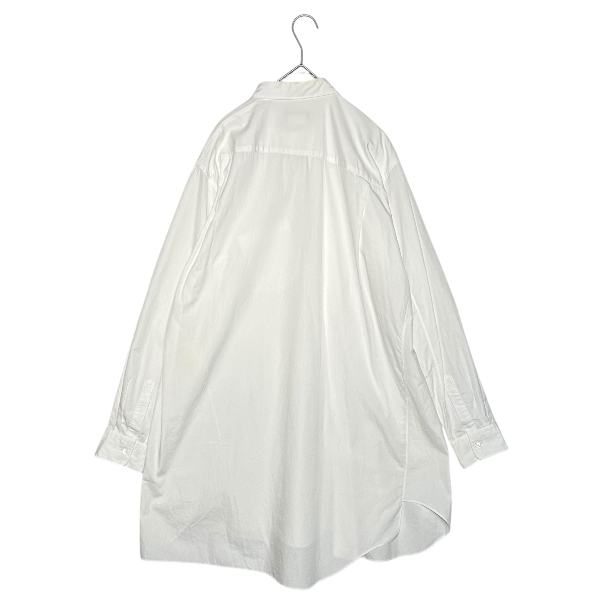 COMME des GARCONS HOMME PLUS(コムデギャルソンオムプリュス) 18AW White shock期 Twisted deformed long sleeve shirt 捻じれ 変形 長袖 シャツ PB-B003 M ホワイト AD2018