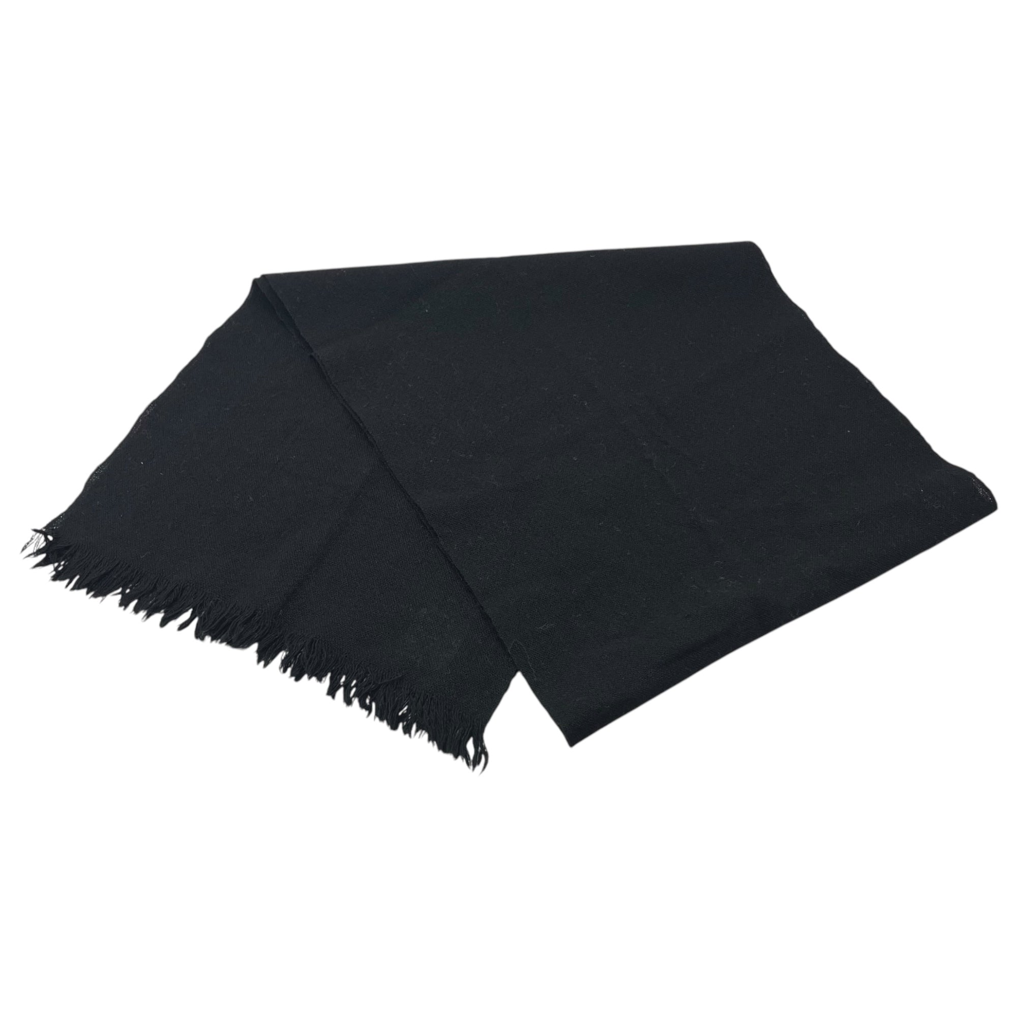 tricot COMME des GARCONS(トリココムデギャルソン) 80's wool nylon stole 80年代 ウール ナイロン ストール マフラー 本人期 川久保玲 TK-054030 FREE ブラック