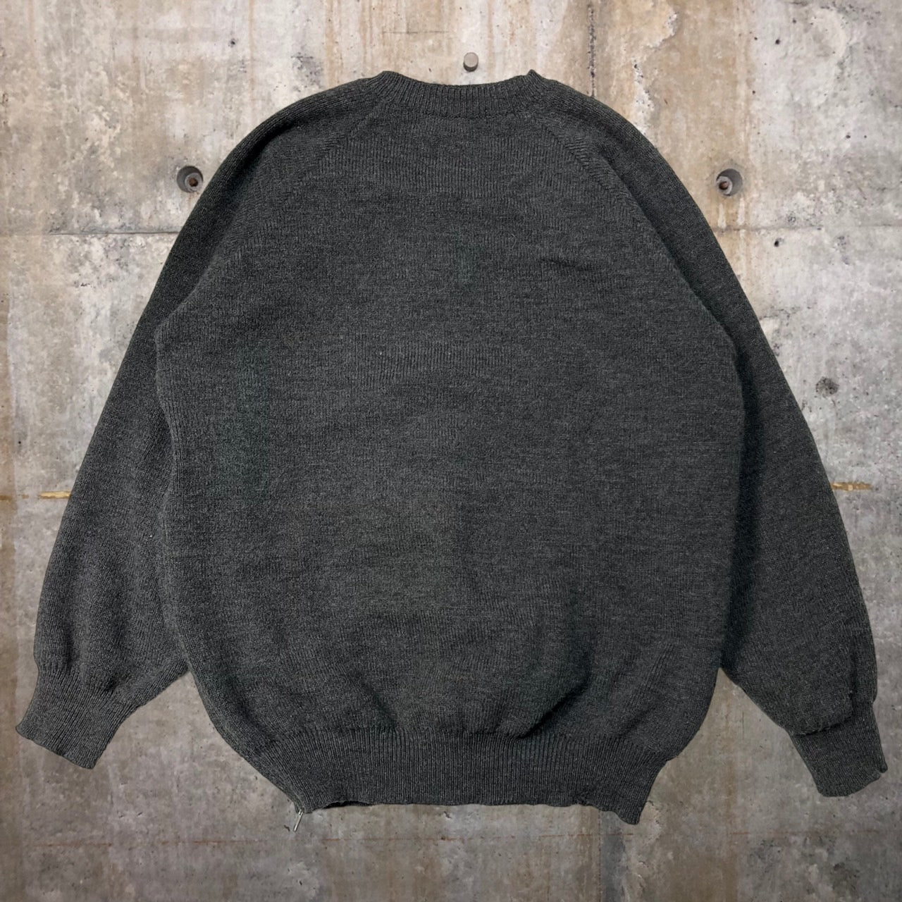 COMME des GARCONS HOMME DEUX(コムデギャルソンオムドゥ) 21AW Lochaven of scotland zip knit/ロックエーベンオブスコットランドジップニット DH-N505 SIZE M グレー AD2021 Lochaven of scotland生地使用