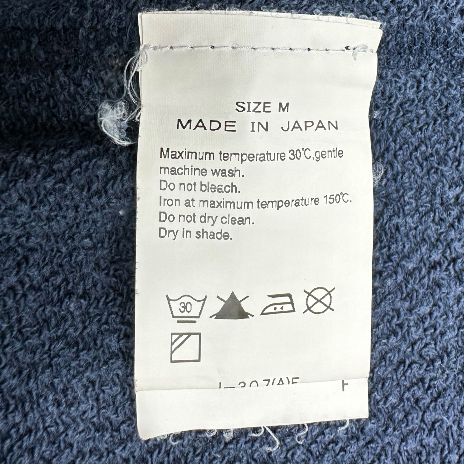 THE POOL AOYAMA(ザプールアオヤマ) Retrofitted hooded pullover hoodie 後付け フーデッド プルオーバー パーカー J-307(A)F M ネイビー