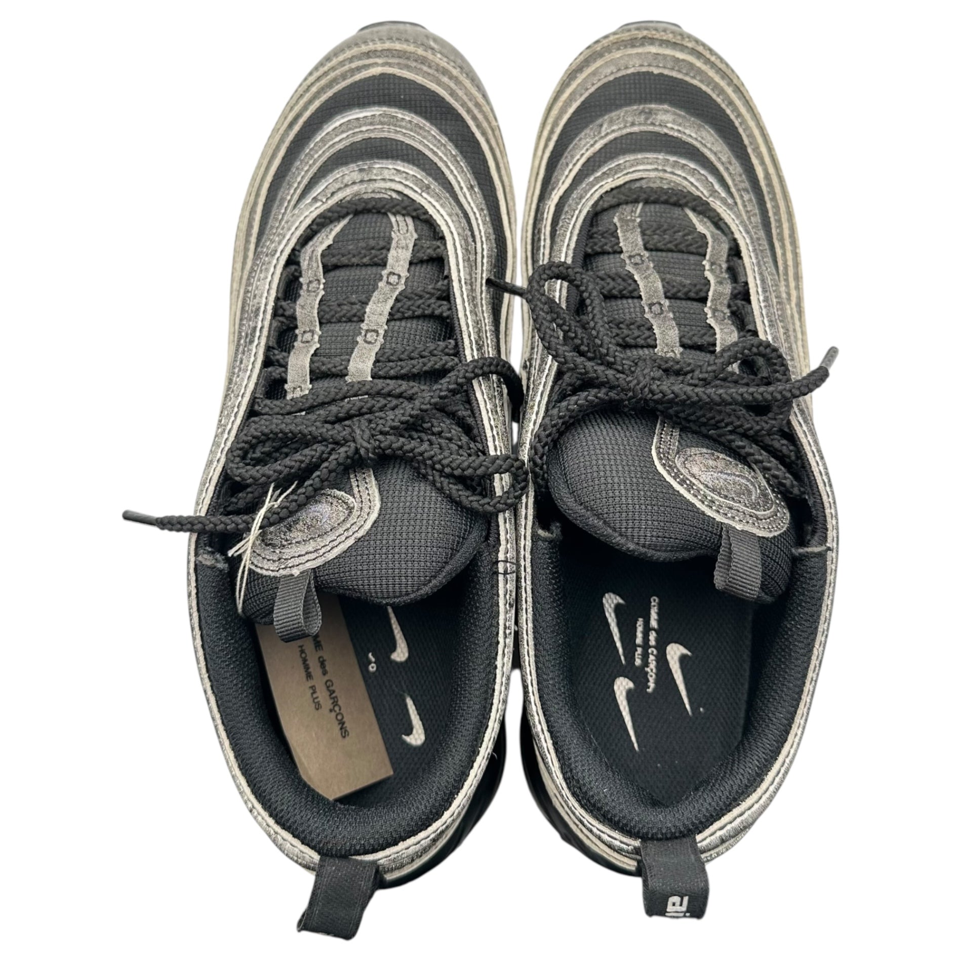 COMME des GARCONS HOMME PLUS × NIKE(コムデギャルソンオムプリュス × ナイキ) Collaboration Air Max 97 Sneakers コラボ エアマックス 97 スニーカー DX6932-002 28cm ブラック