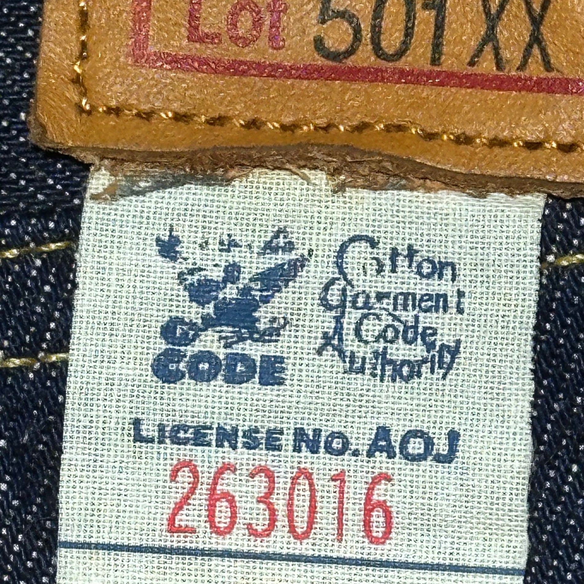 LEVI'S VINTAGE CLOTHING(リーバイスビンテージクロージング) 1933 Reissue Model Denim Pants 1933復刻モデル デニムパンツ PC9-33501-0049 W36 インディゴ