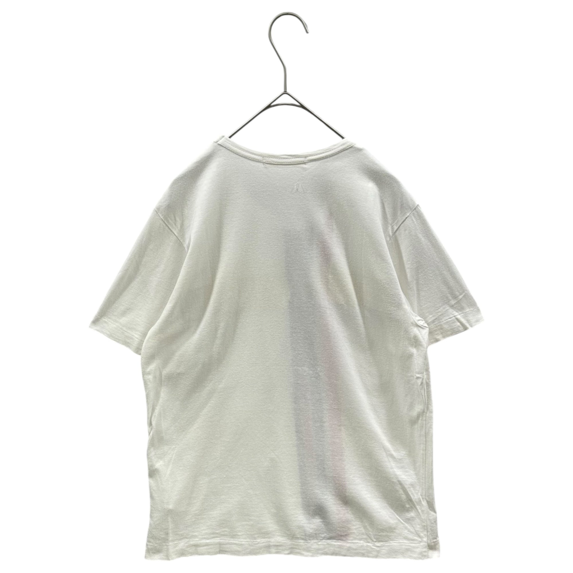 COMME des GARCONS(コムデギャルソン) 2000AW Striped Camouflage Cross Design Crew Neck T-Shirt ストライプ カモフラ クロス デザイン クルーネック Tシャツ GT-100720 FREE ホワイト×ブルー×カーキ AD2000