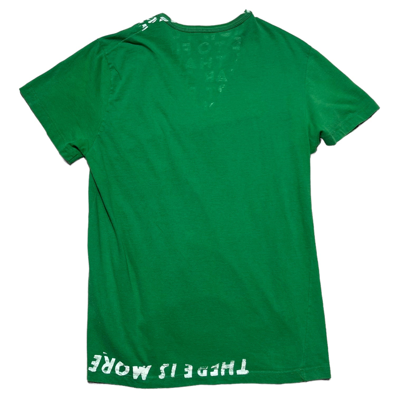 Martin Margiela(マルタンマルジェラ) 03SS miss deanna期 AIDS T-shirt エイズ Tシャツ 表記消え(XS~S程度) グリーン×ホワイト ミスディアナ 初期 本人期