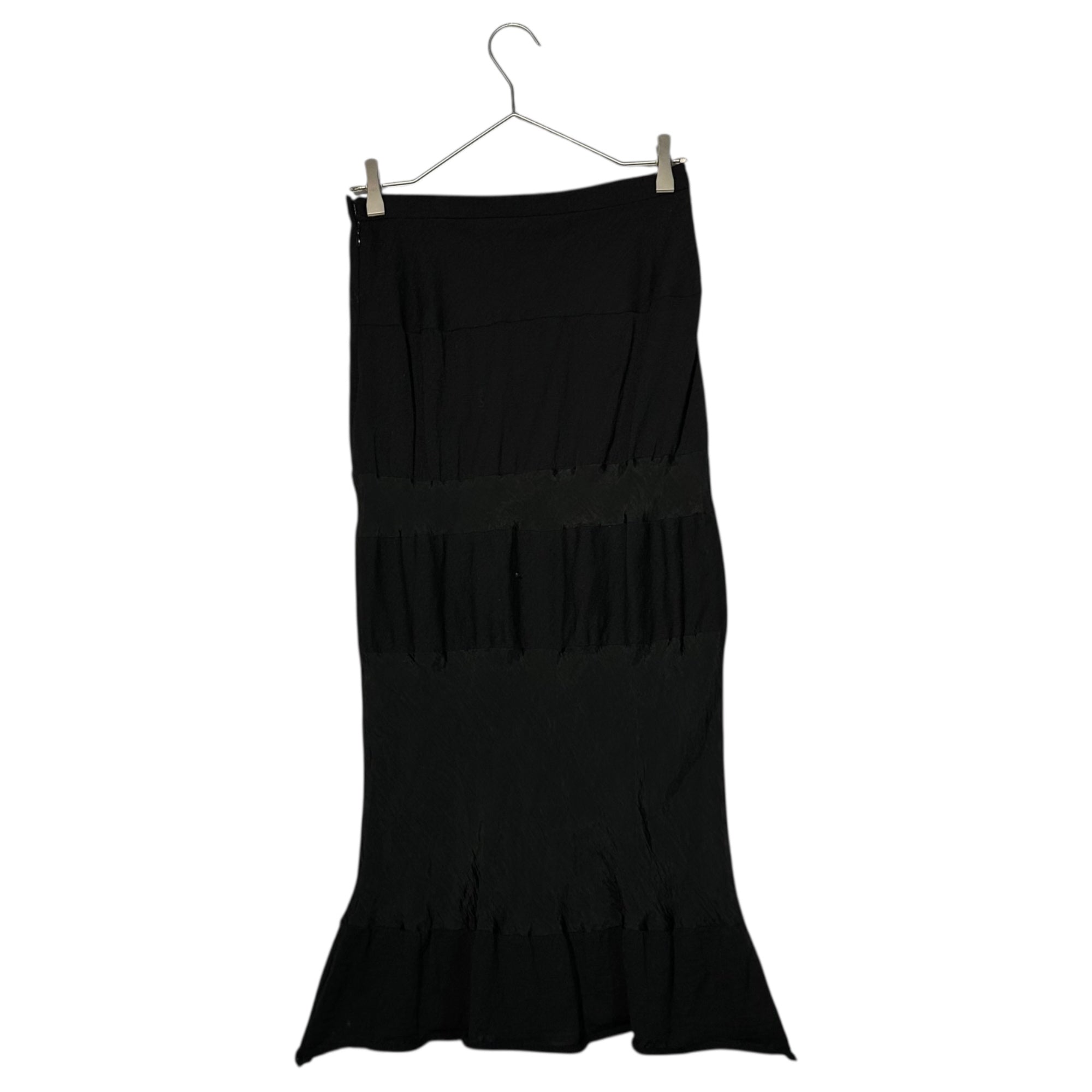 tricot COMME des GARCONS(トリココムデギャルソン) 00's Wool Acetate Switching Long Tight Skirt 00年代 ウール アセテート 切替 ロング タイト スカート TS-04023M M ブラック AD2000