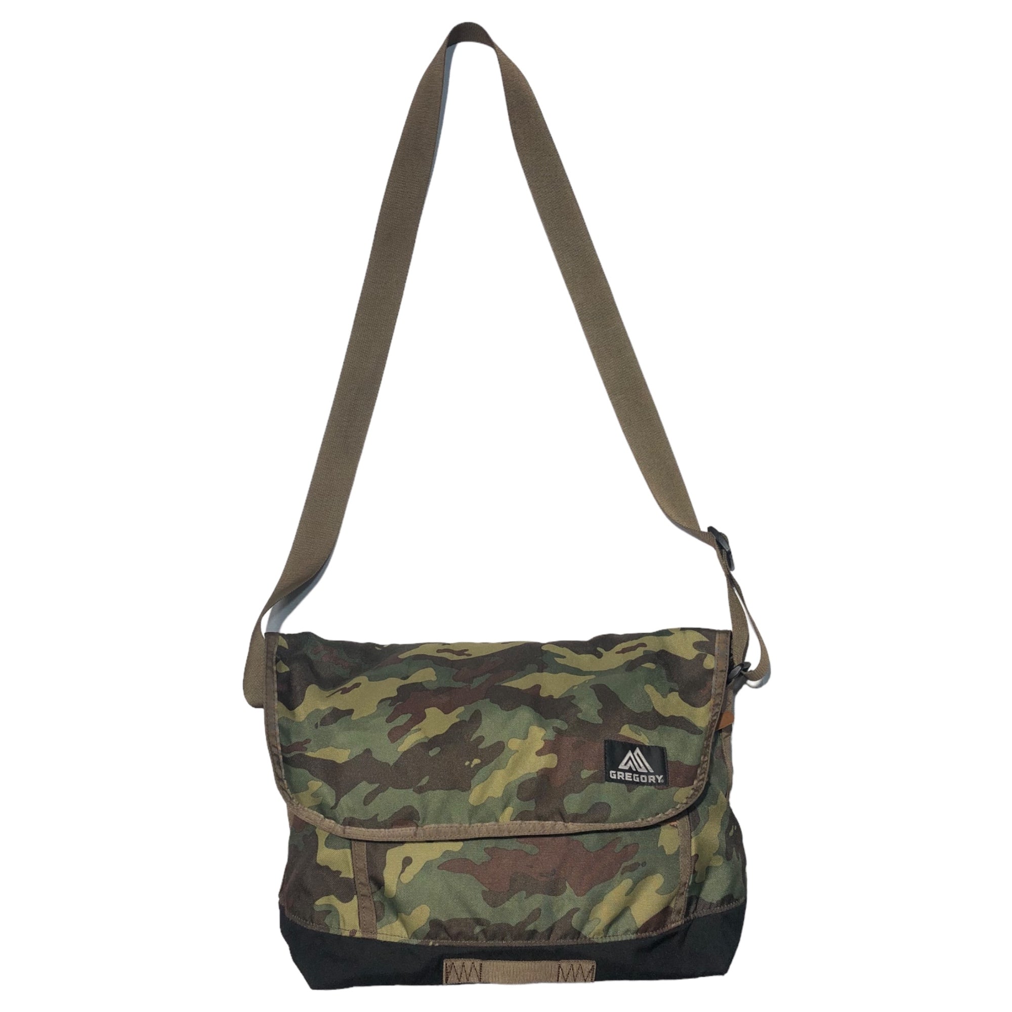 GREGORY(グレゴリー) メッセンジャーバッグ ショルダーバッグ 迷彩 カモフラ カーキ×グリーン×ブラック