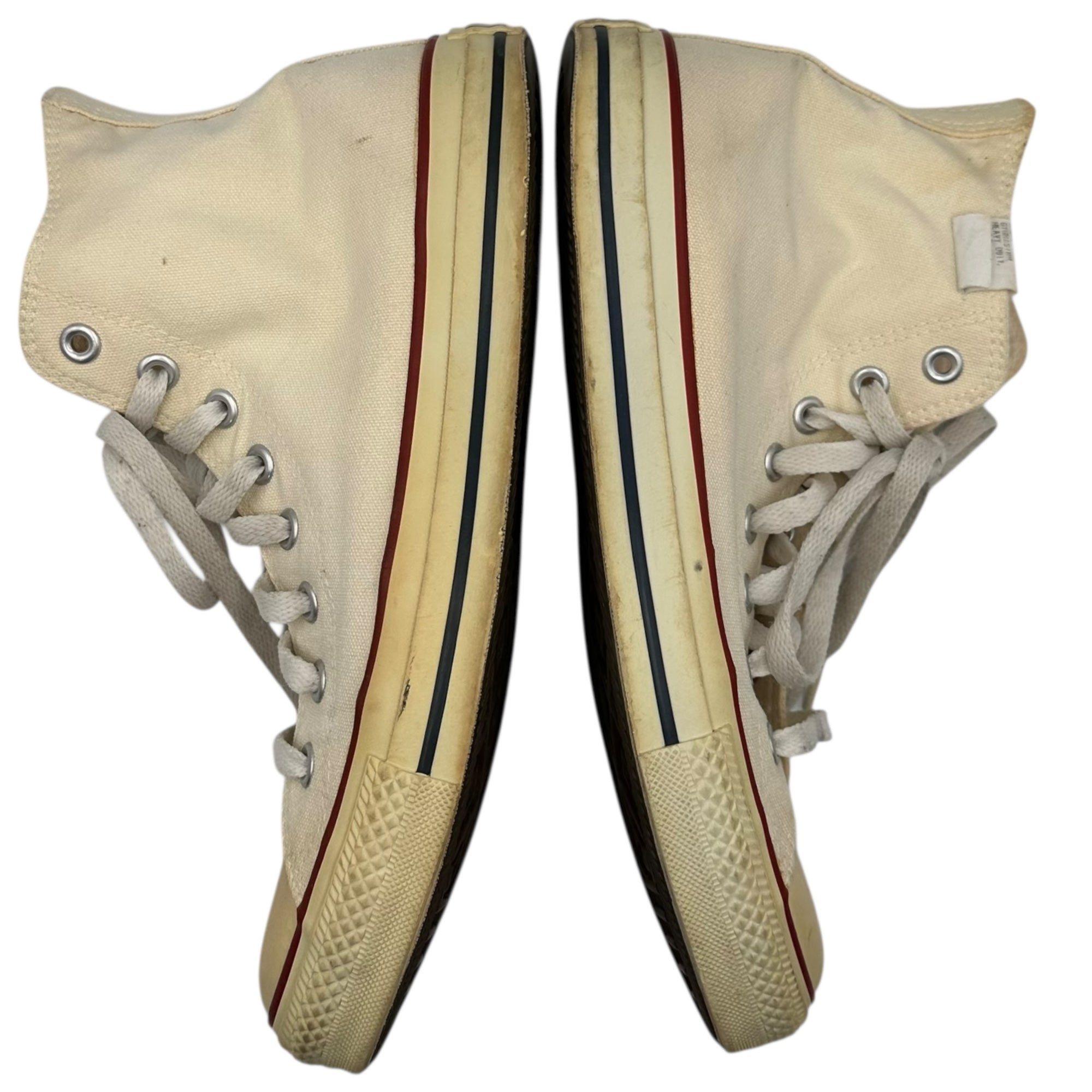 CONVERSE × KAMIKAZE(コンバース × カミカゼ) High-top All-Star Sneakers ハイカット オールスター スニーカー 27.5cm オフホワイト 原宿カミカゼリメイク