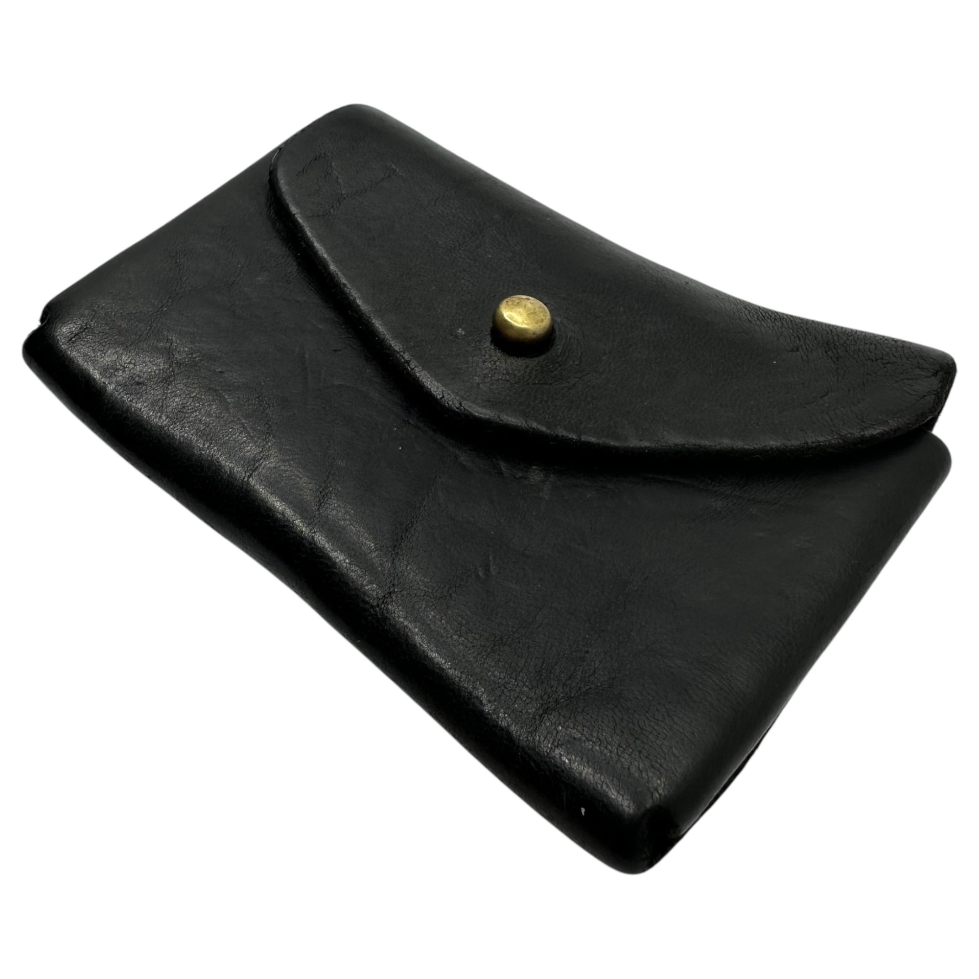 GUIDI(グイディ) Leather card case レザー カードケース ブラック コインケース 財布