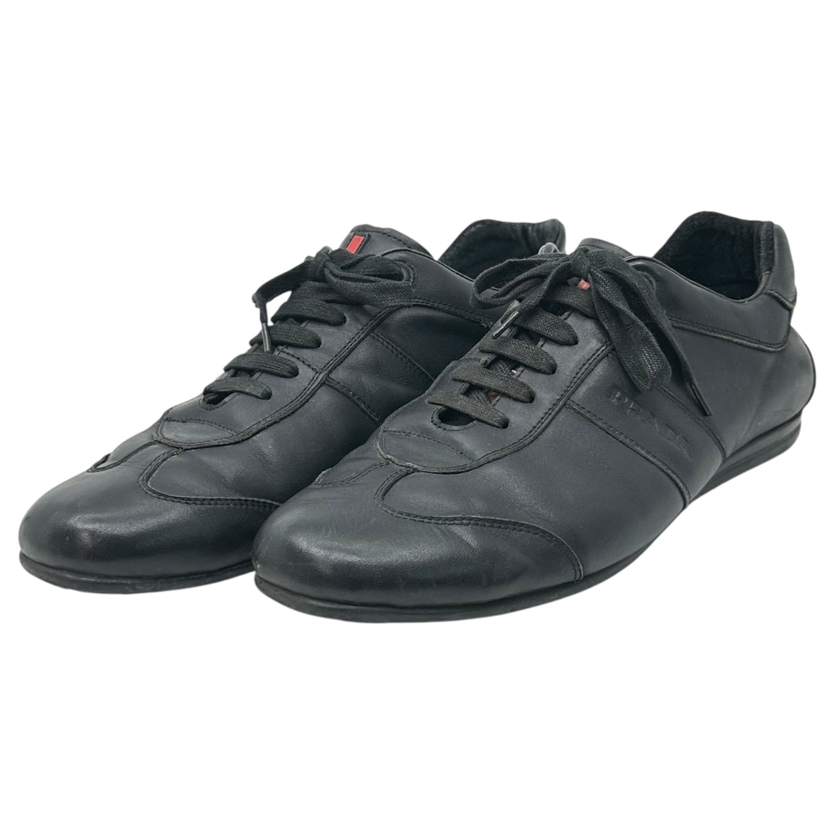 PRADA(プラダ) Low-Profile Leather Sneakers 薄底 レザー スニーカー 