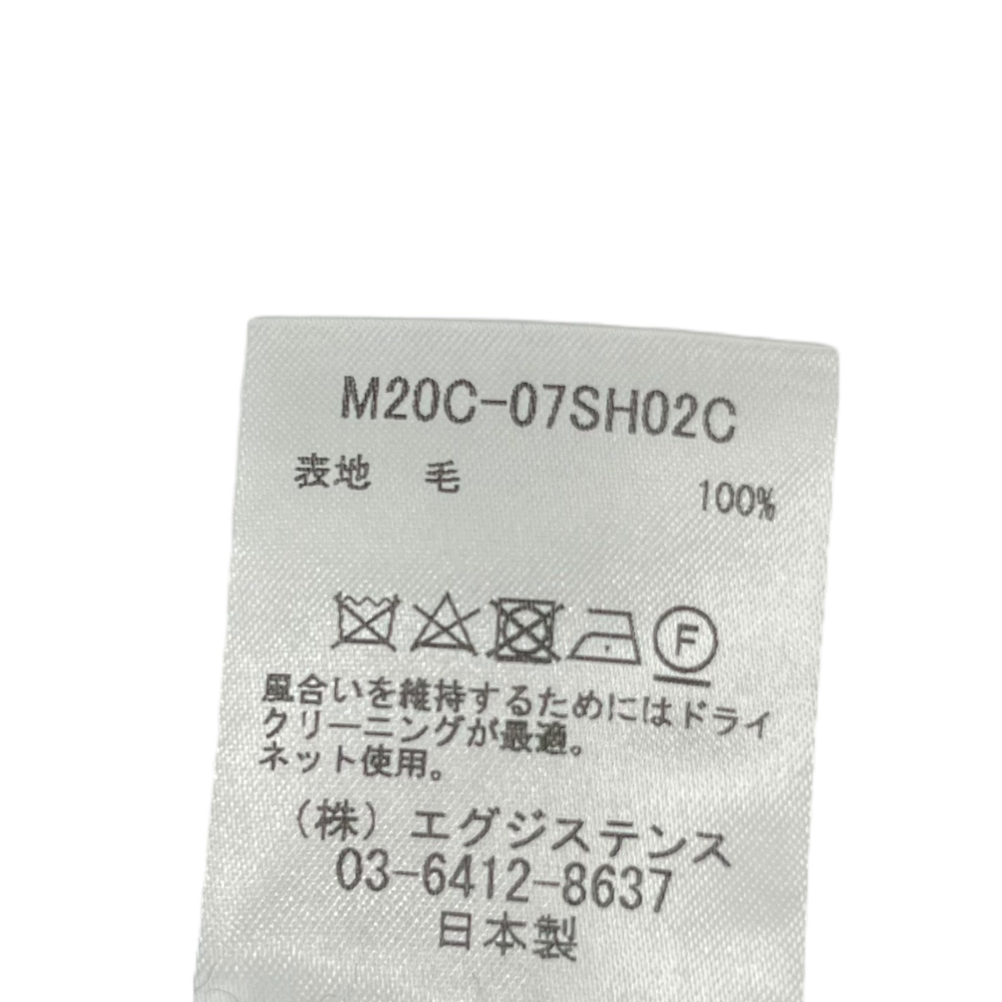 marka(マーカ) LAPELLESS SHIRT JACKET ラペルレス シャツ ジャケット ノーカラー M20C-07SH02C 1(S) ブラック