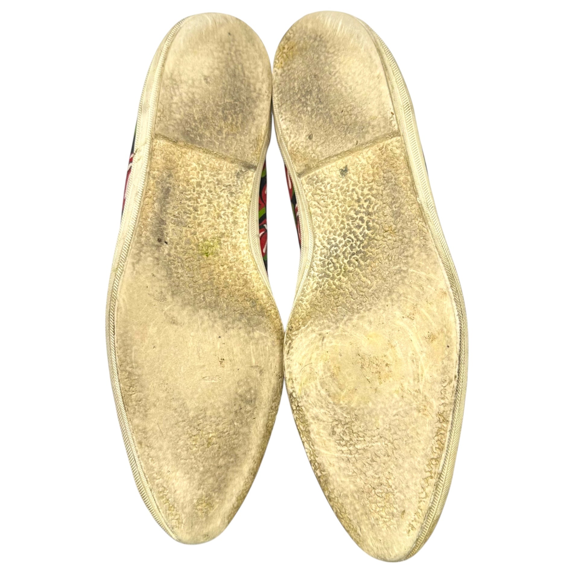 COMME des GARCONS HOMME PLUS(コムデギャルソンオムプリュス) 06SS Rolling Stones Lips & Tongue Print Slip-Ons ローリング ストーンズ リップ&タン ドット プリント スリッポン JQ20A1 27.0cm アイボリー×レッド スニーカー コラボ