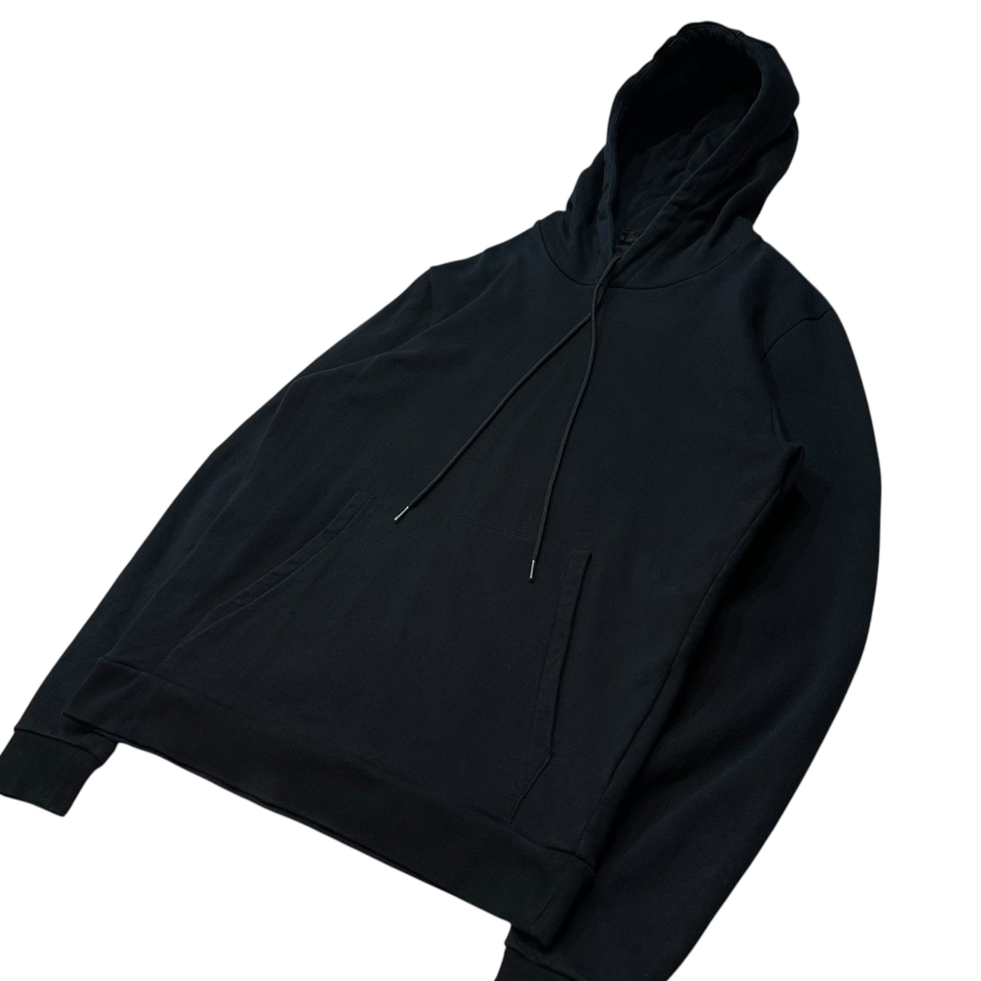 PRADA(プラダ) 2021SS Cotton Fleece Hoodie コットン フリース フーディー SJN265 M ブラック プルオーバーパーカー