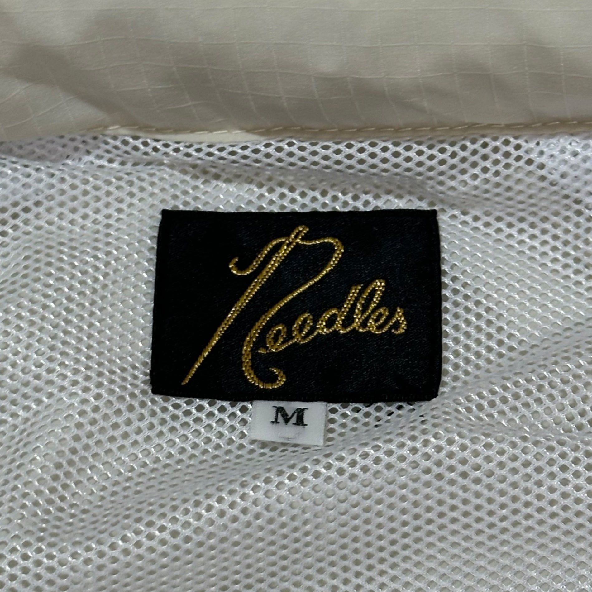 NEEDLES×DC SHOES(ニードルズ×ディーシー) Jog Jacket - Poly Ripstop ナイロン トラック ジャケット MR605 M ホワイト×パープル ジャージ