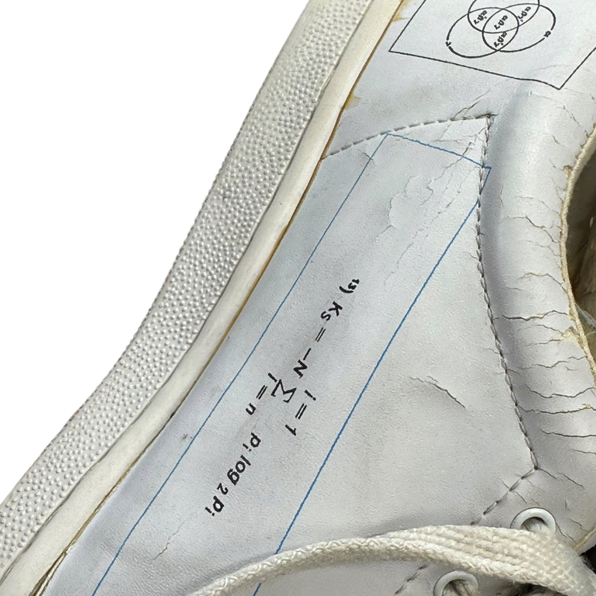 UNDERCOVERISM(アンダーカバイズム) 2011AW Element symbol graphic sneakers 元素記号 グラフィック スニーカー F6F02 L(27cm〜27.5cm程度) ホワイト