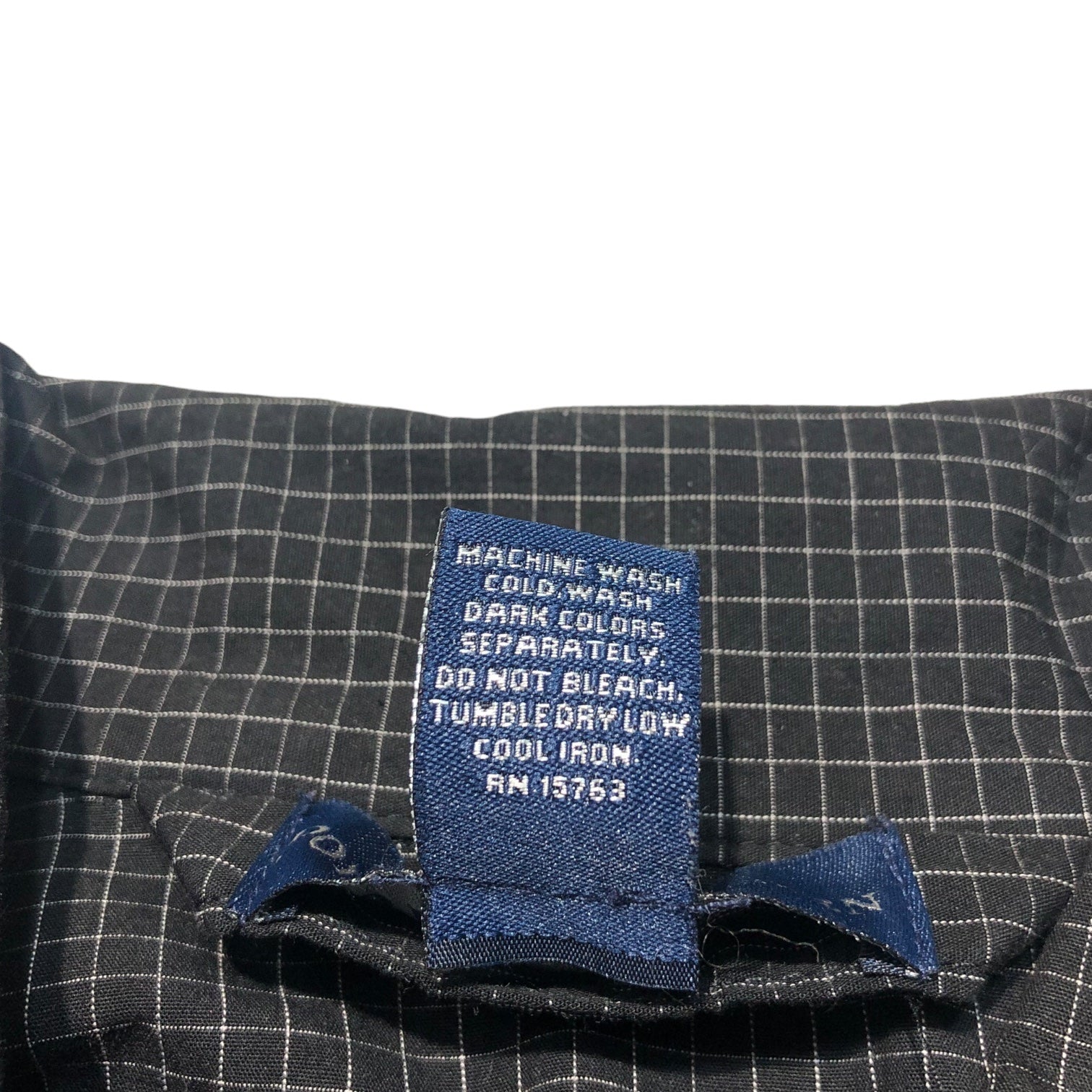 POLO RALPH LAUREN(ポロラルフローレン) 90’s One point logo sleeping shirt ワンポイント ロゴ スリーピング シャツ M ブラック 90年代 チェック ヴィンテージ 長袖 コットン