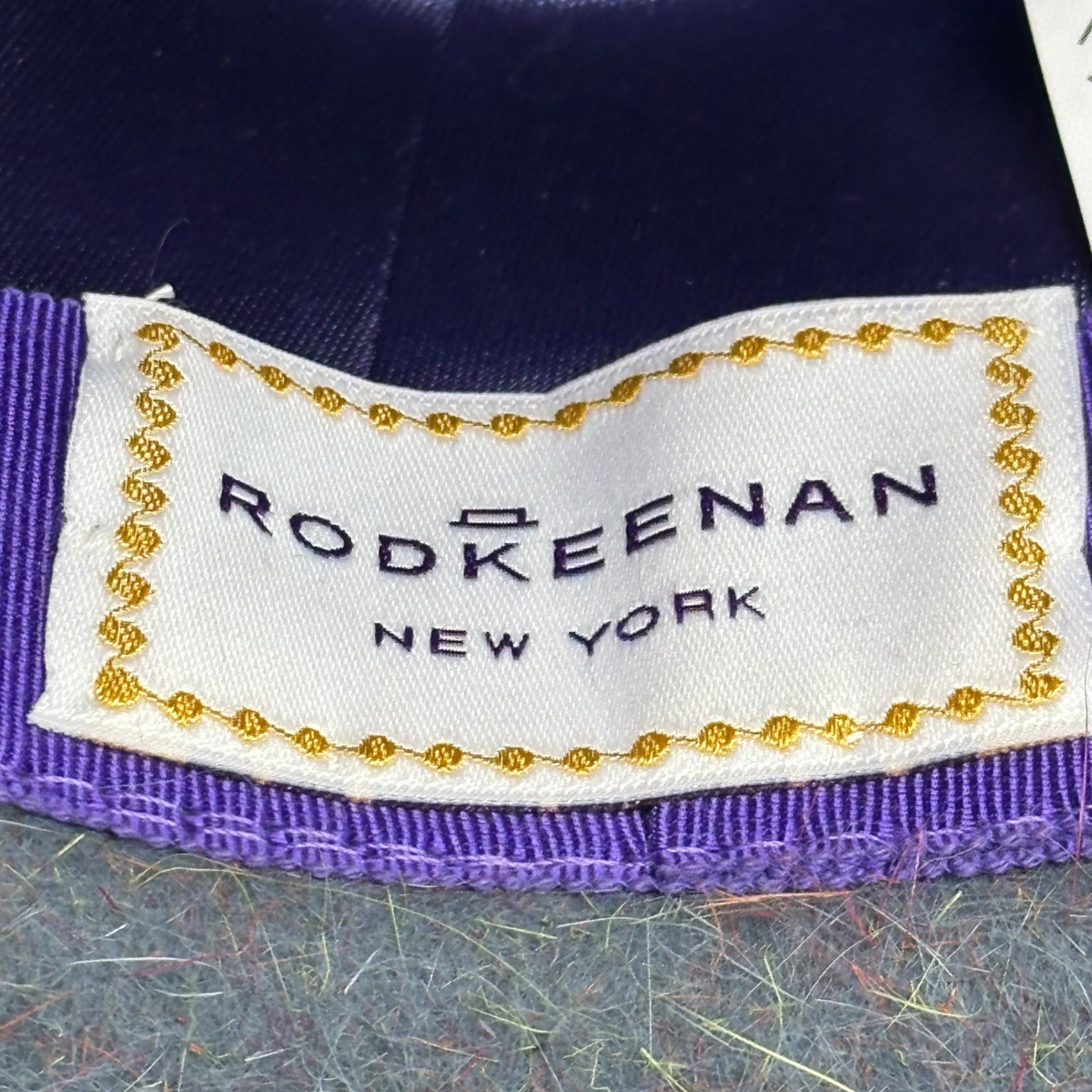 RODKEENAN(ロッドキーナン) Foldable Wool Hat 中折れ ウール ハット フェルト ブルーグレー 帽子