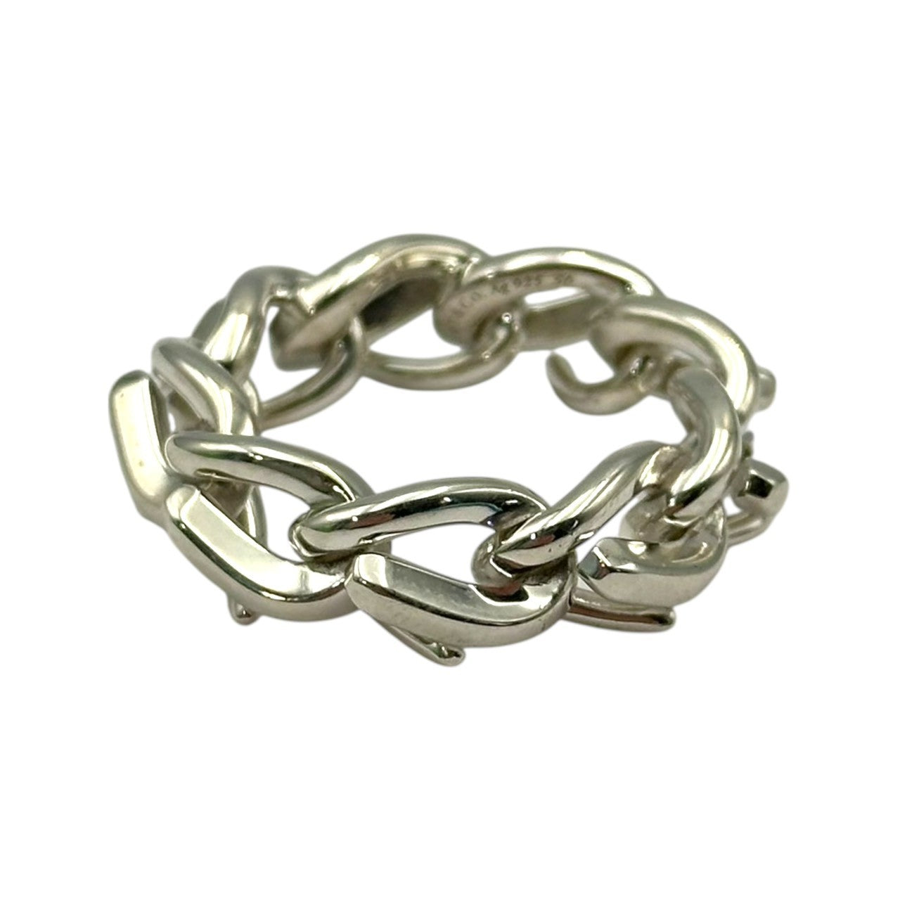 TIFFANY & CO.(ティファニー) Forge Link Ring フォージ リンク リング 19号 シルバー