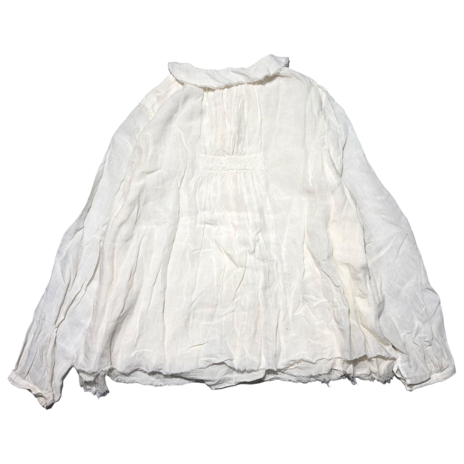 Vlas Blomme(ヴラスブラム) gathered dress ギャザー ワンピース FREE オフホワイト