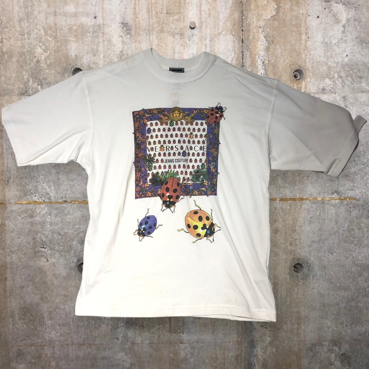 VERSACE(ヴェルサーチ) メデューサロゴTシャツ S ホワイト