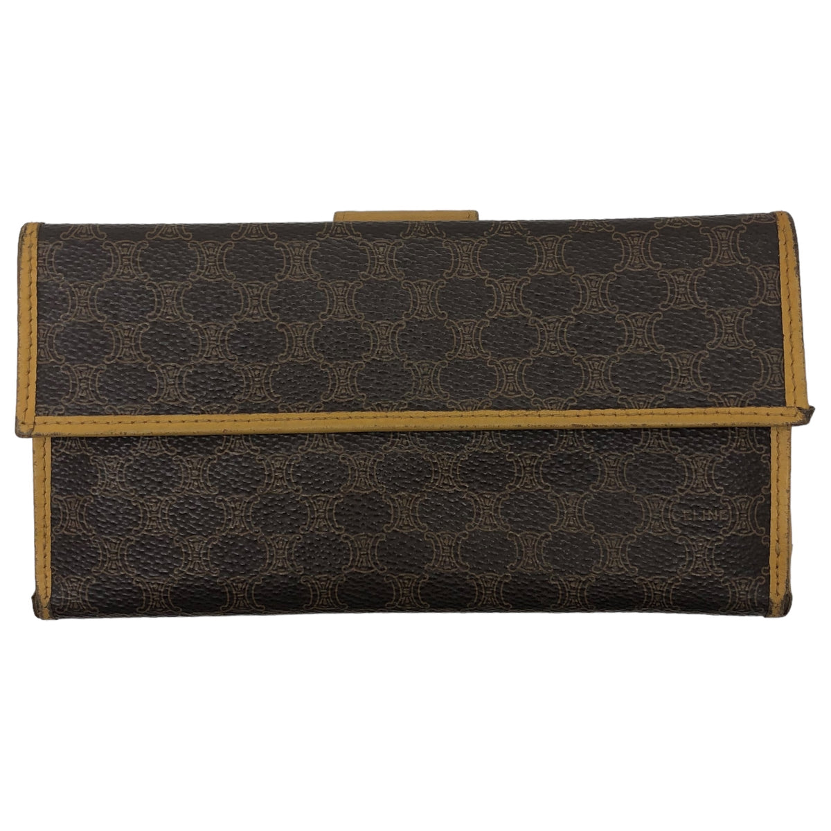 CELINE(セリーヌ) macadam pattern long wallet マカダム 長財布 M13 