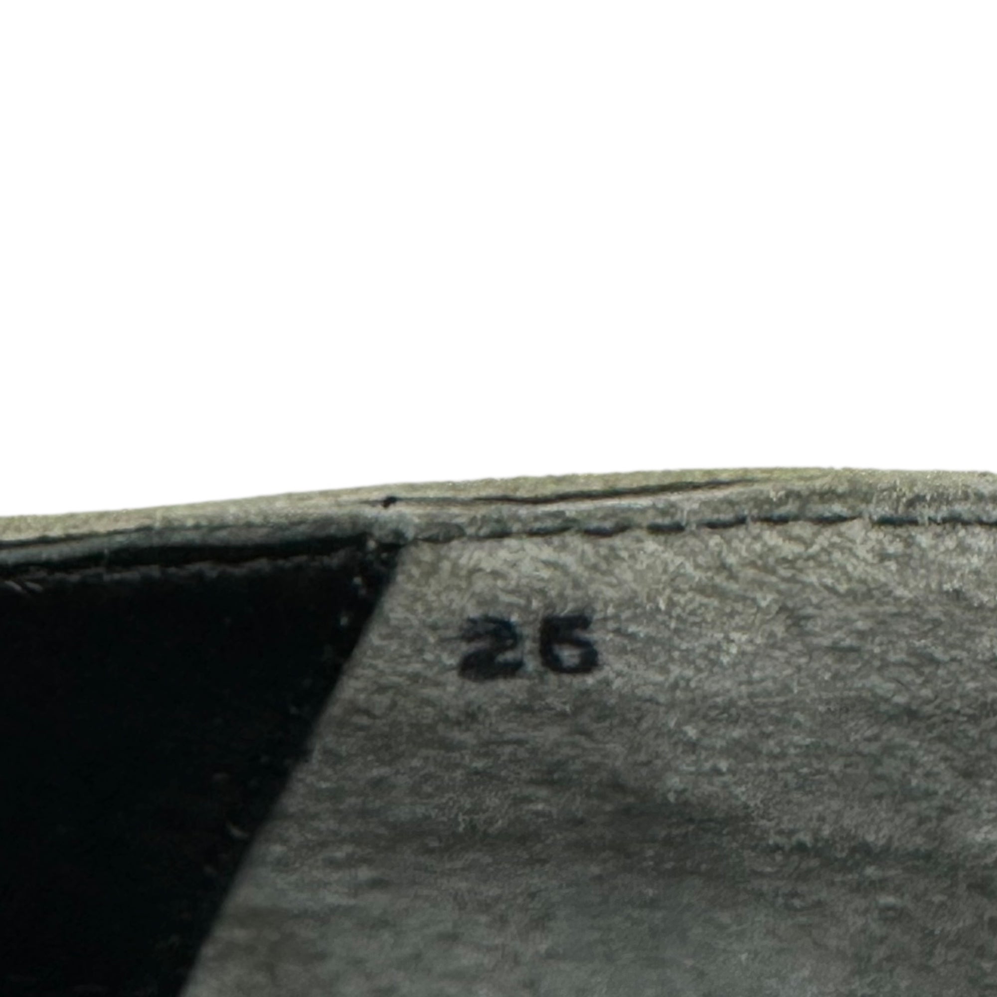 tricot COMME des GARCONS(トリココムデギャルソン) Medallion Side-Gore Patent Suede Shoes メダリオン サイドゴア パテント スウェード シューズ 25cm ブラック×ブラック レザー