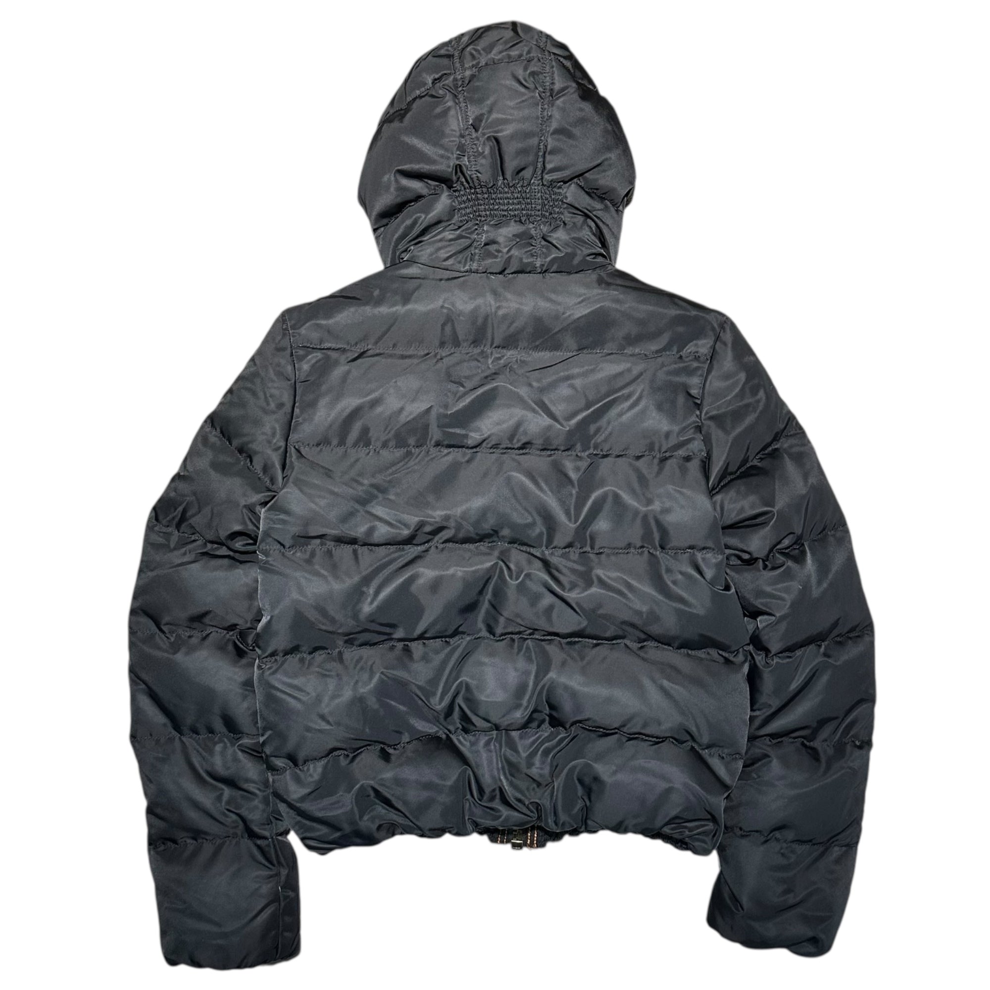 COMME des GARCONS JUNYA WATANABE MAN PINK(コムデギャルソンジュンヤワタナベマンピンク) 11AW × DUVETICA Hooded MA-1 Down Jacket デュベティカ コラボ フーデッド MA-1 ダウン ジャケット UH-J015 M ブラック×オレンジ AD2011