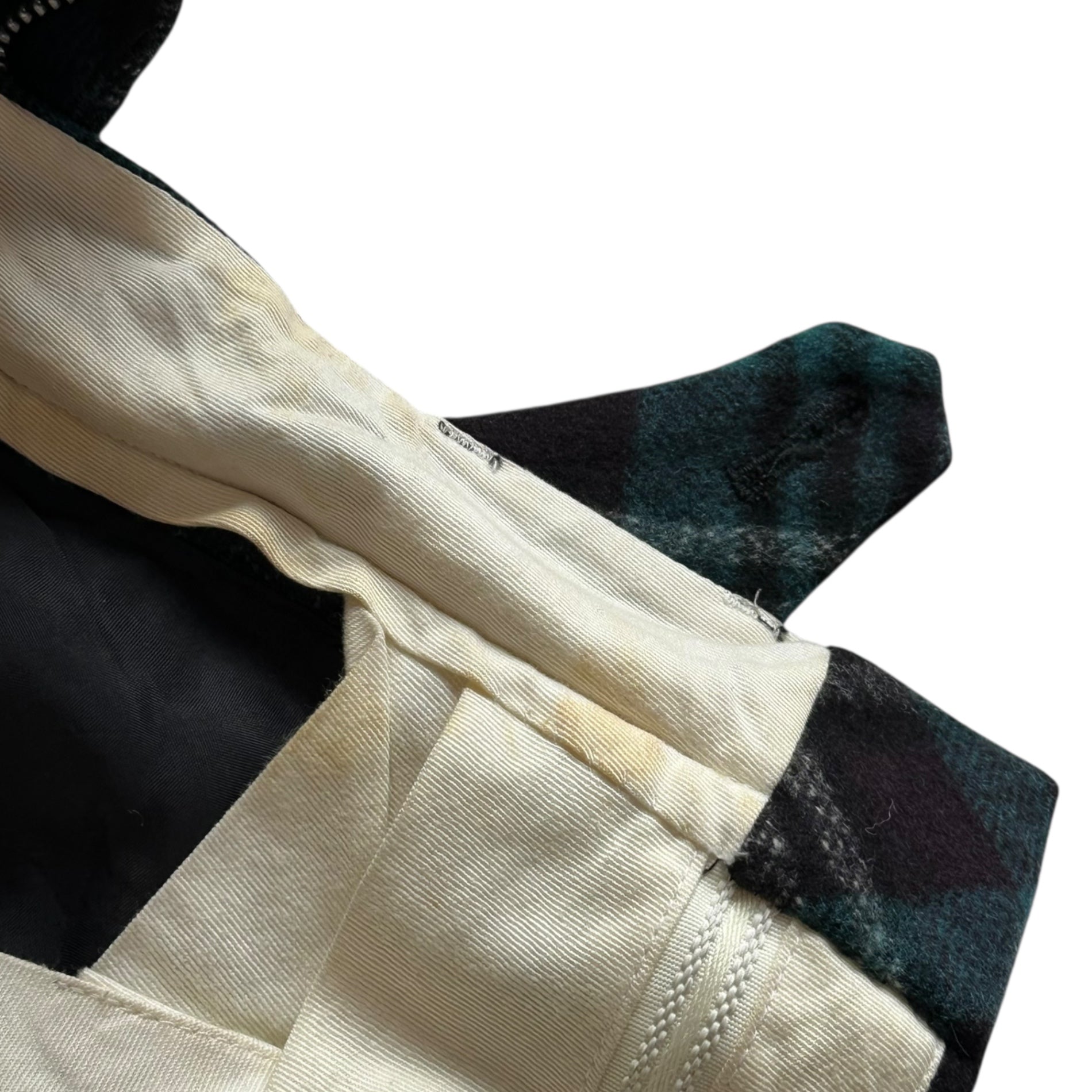 COMME des GARCONS HOMME PLUS EVER GREEN(コムデギャルソンオムプリュスエバーグリーン) 06AW Tartan check wool pants タータン チェック ウール パンツ PR-P213 SS ブルー×ブラック 1998年AW復刻