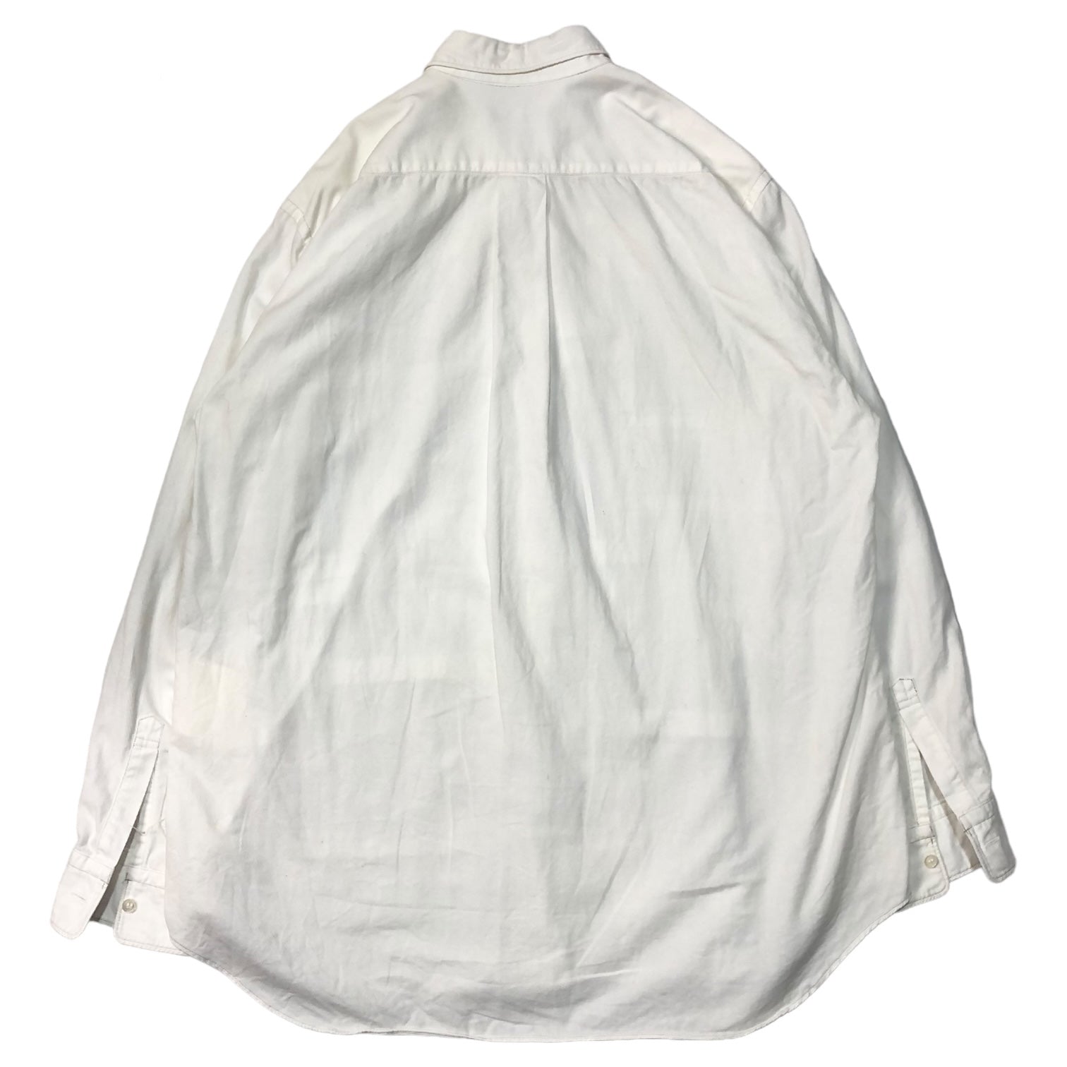 COMME des GARCONS HOMME(コムデギャルソンオム) 00's one tone patchwork shirt ワントーン パッチ ワーク シャツ 田中オム 表記消え(M程度) ホワイト 長袖