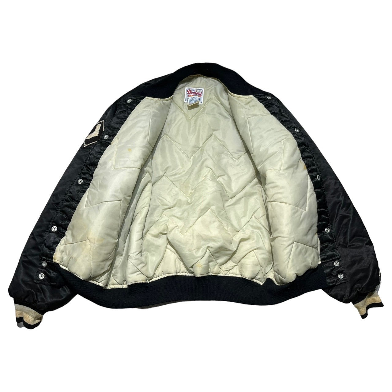STARTER(スターター) white sox stadium jacket ホワイトソックス スタジャン L ブラック×ホワイト