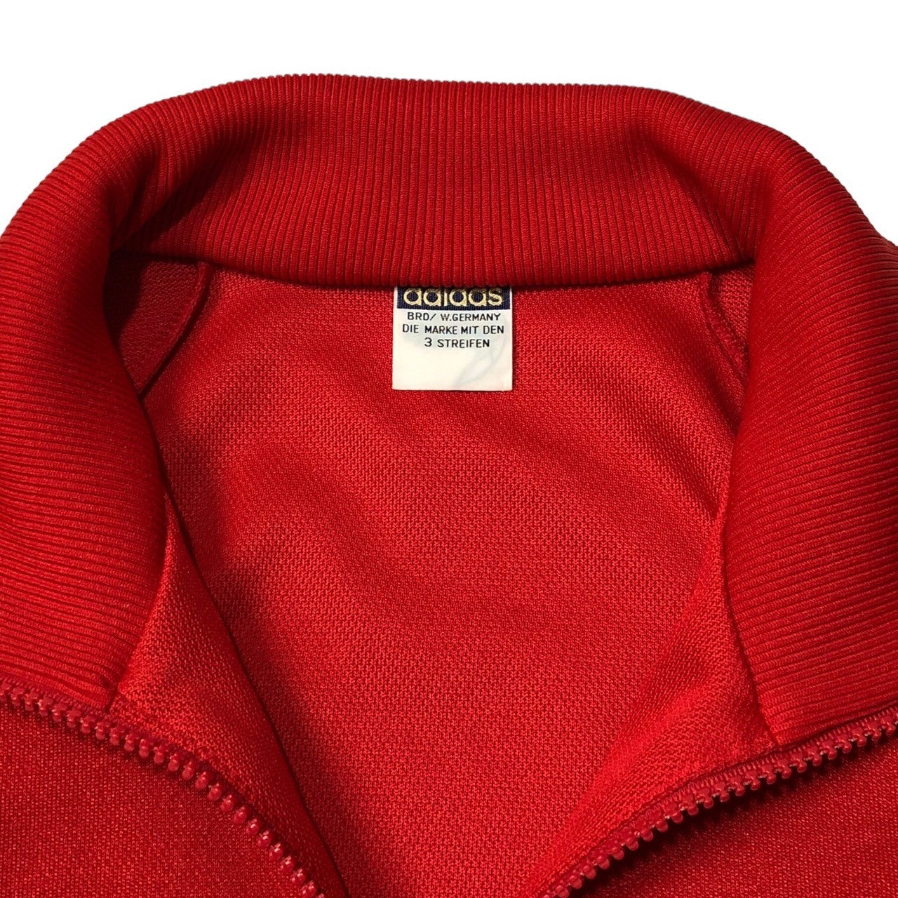adidas(アディダス) 70's ~ 80's W.GERMANY track jacket 西ドイツ製 トラックジャケット TAD-7T 90-4(M程度) レッド 70年代~80年代 デサント製 BOI-FIX