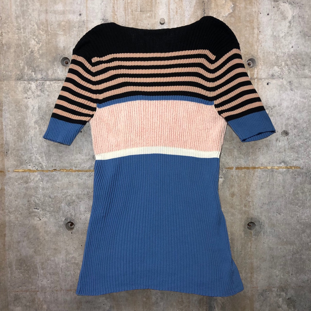 AKANE UTSUNOMIYA(アカネウツノミヤ) リブカットソー SAI-FK31-1006 FREE ブルー