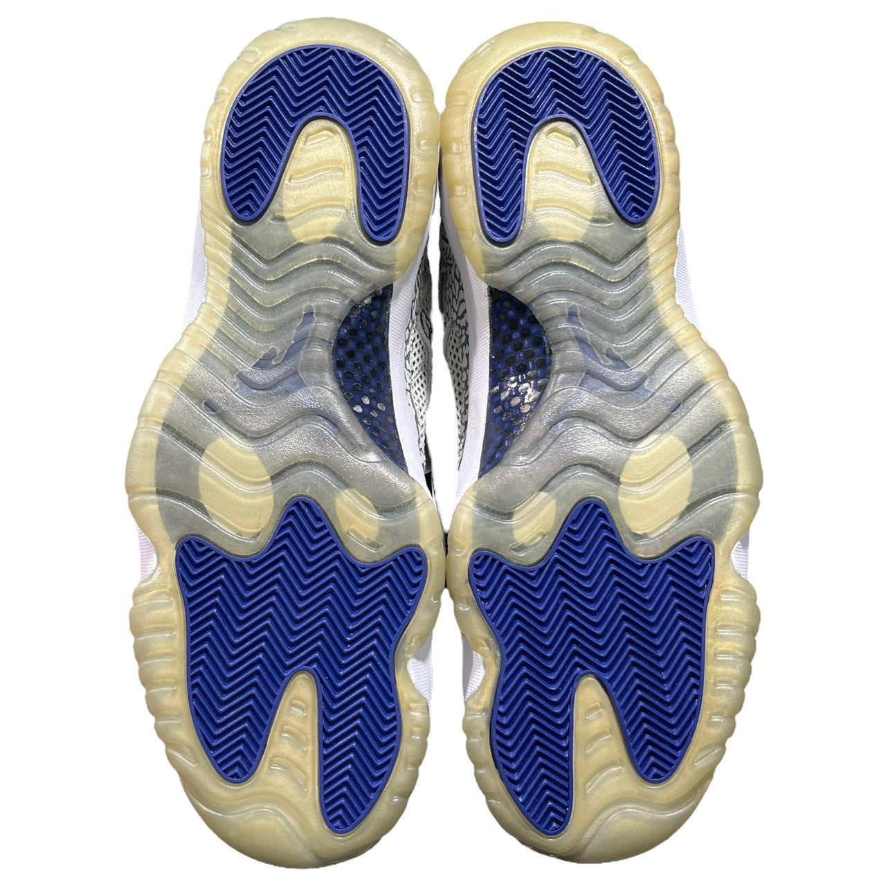 NIKE(ナイキ) AIR JORDAN 11 RETRO LOW COBALT エア ジョーダン 11 レトロ ロー コバルト (2015) 306008-102 31.5cm ホワイト×セメント グレー ローカット スニーカー