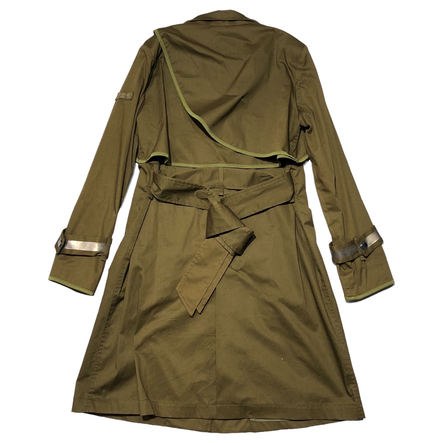 TATRAS(タトラス) R line elizabeth collar trench coat Rライン エリザベスカラー トレンチコート LTL17S4130 03(L程度) カーキ ビッグカラー 高級ライン