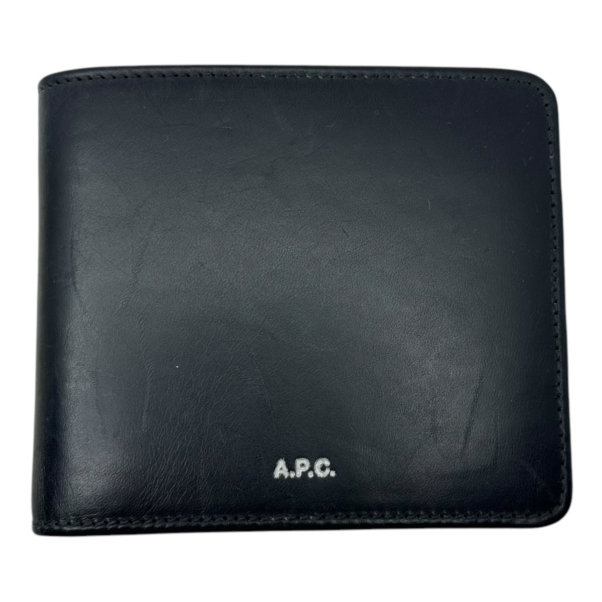 A.P.C.(アーペーセー) Cow Leather Bifold Wallet カウ レザー 二 
