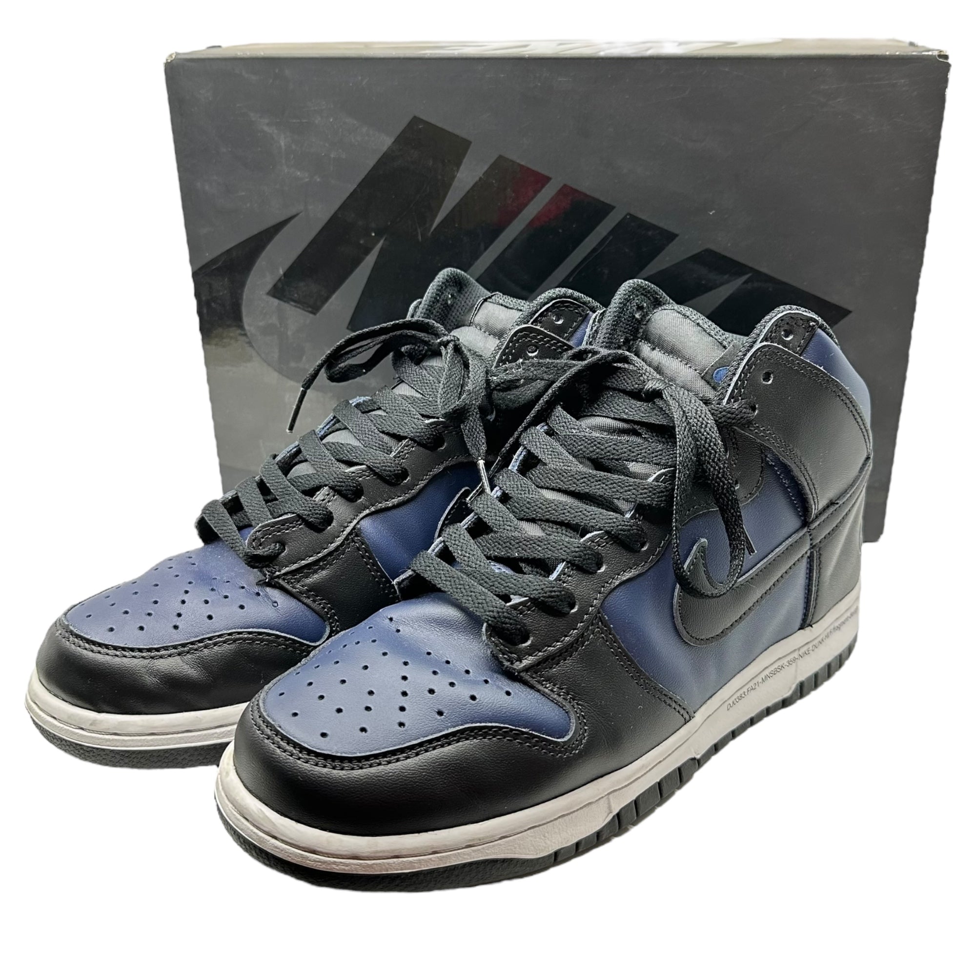 NIKE×FRAGMENT DESIGN(ナイキ×フラグメントデザイン) Dunk High "Tokyo" ダンク ハイ 東京 DJ0383-400 27cm ブラック×ネイビー 箱付 コラボ