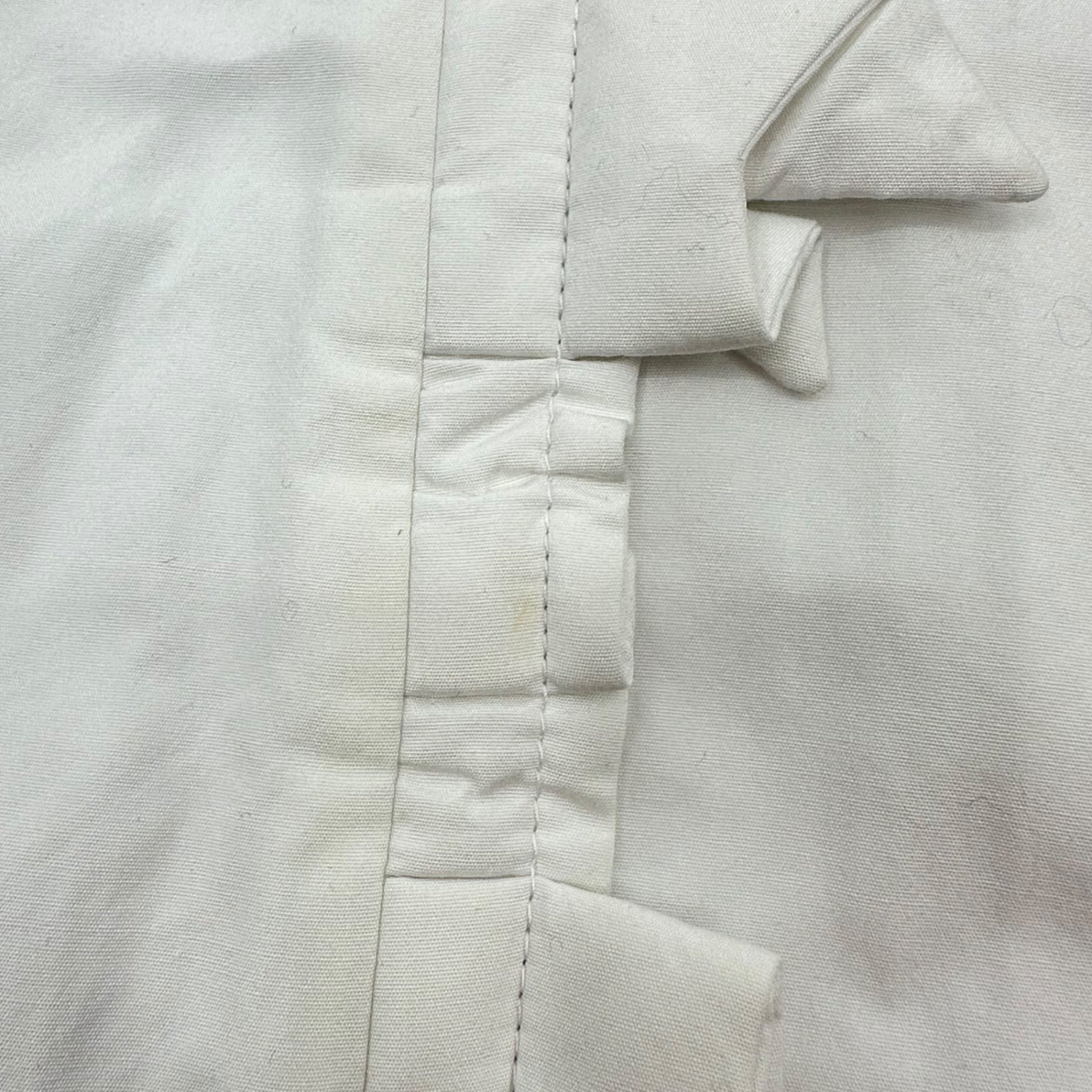 COMME des GARCONS COMME des GARCONS(コムデギャルソンコムデギャルソン) 17AW random ruffle shirt/ランダムフリル丸襟シャツ/ブラウス RT-B010 XS ホワイト