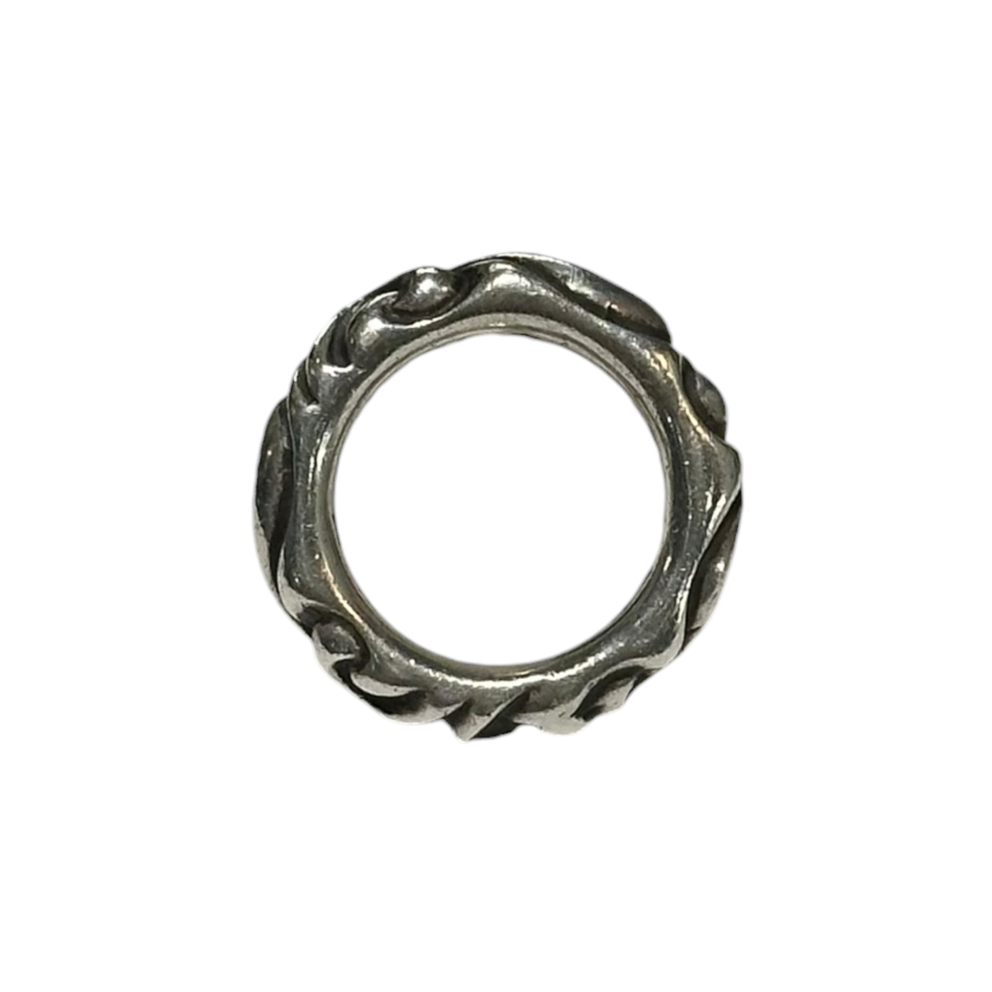 CHROME HEARTS(クロムハーツ) SCRL BAND RING スクロール バンド リング 11.5号 シルバー 重さ:約8.5g
