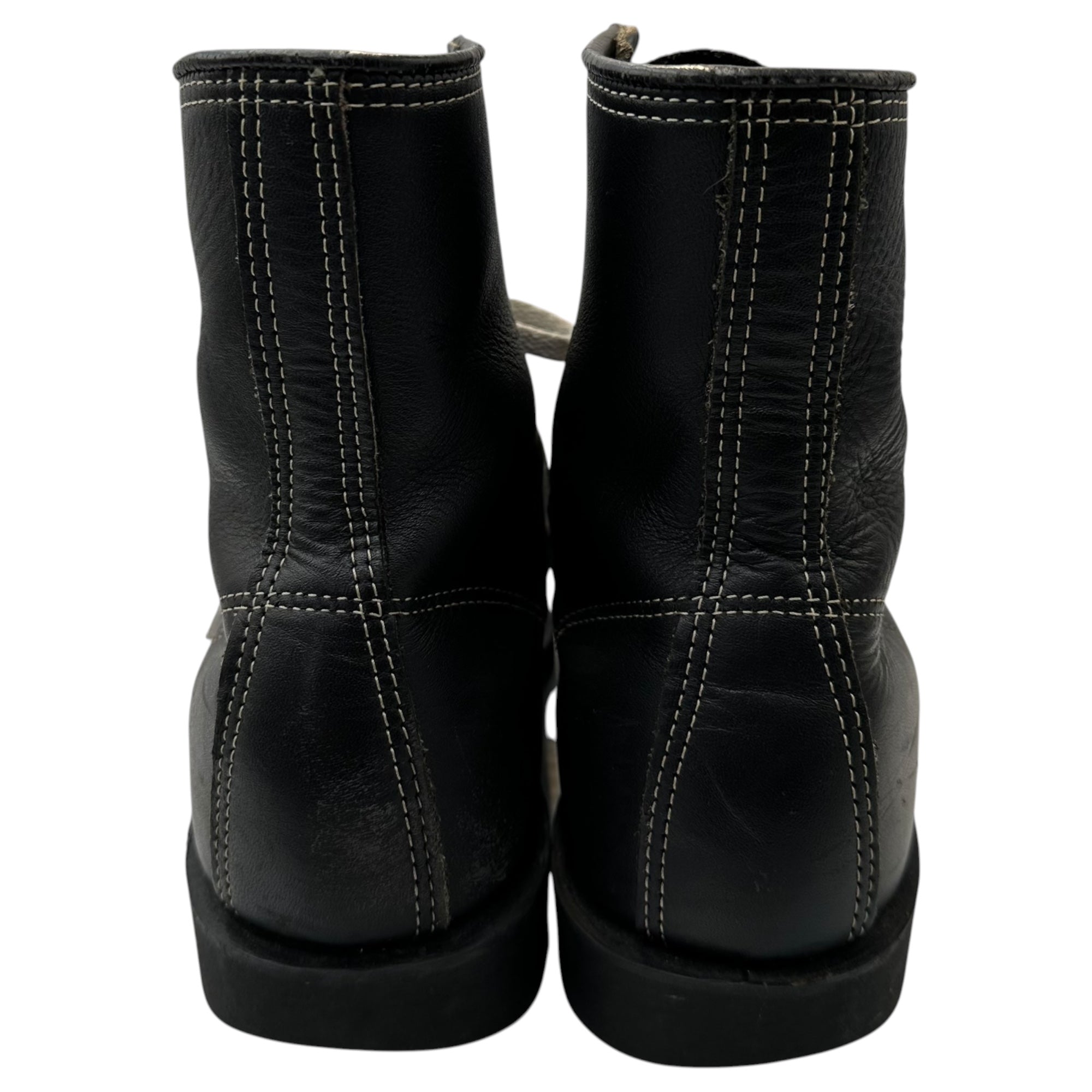 USED(ユーズド) Cover Hard-Toe Mid-Calf Work Boots カバー ハードトゥ セミロング ワークブーツ 8 1/2 ブラック Iron Age